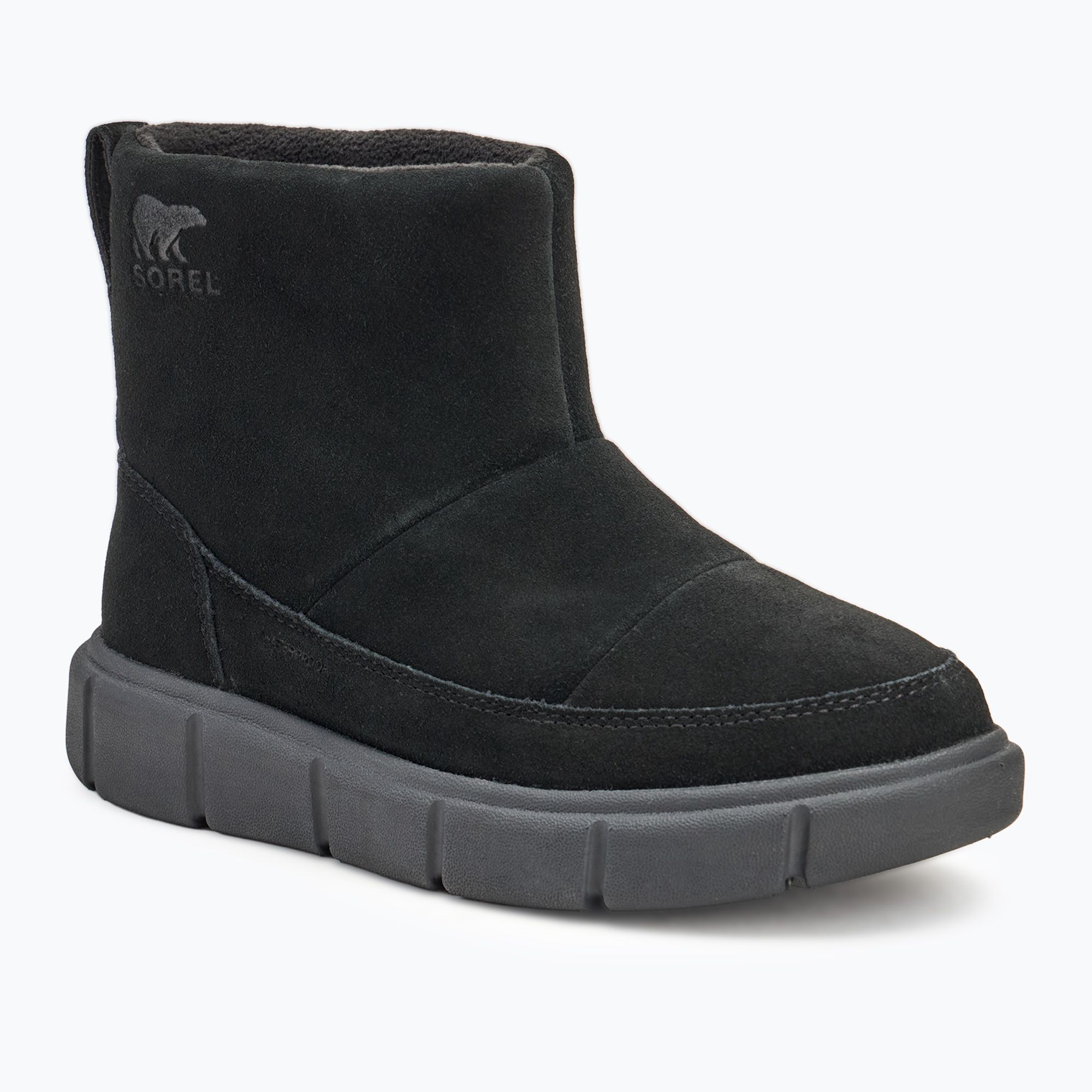 Śniegowce damskie Sorel Explorer III Slip-On WP black/sea salt 