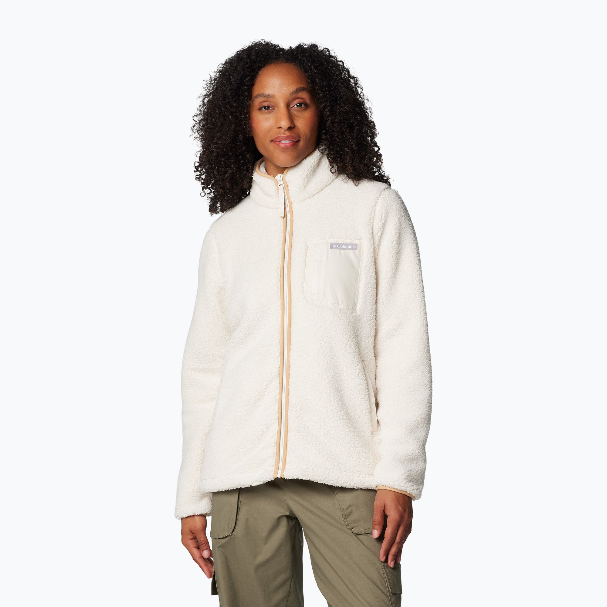 Bluza polarowa damska Columbia West Bend II chalk 