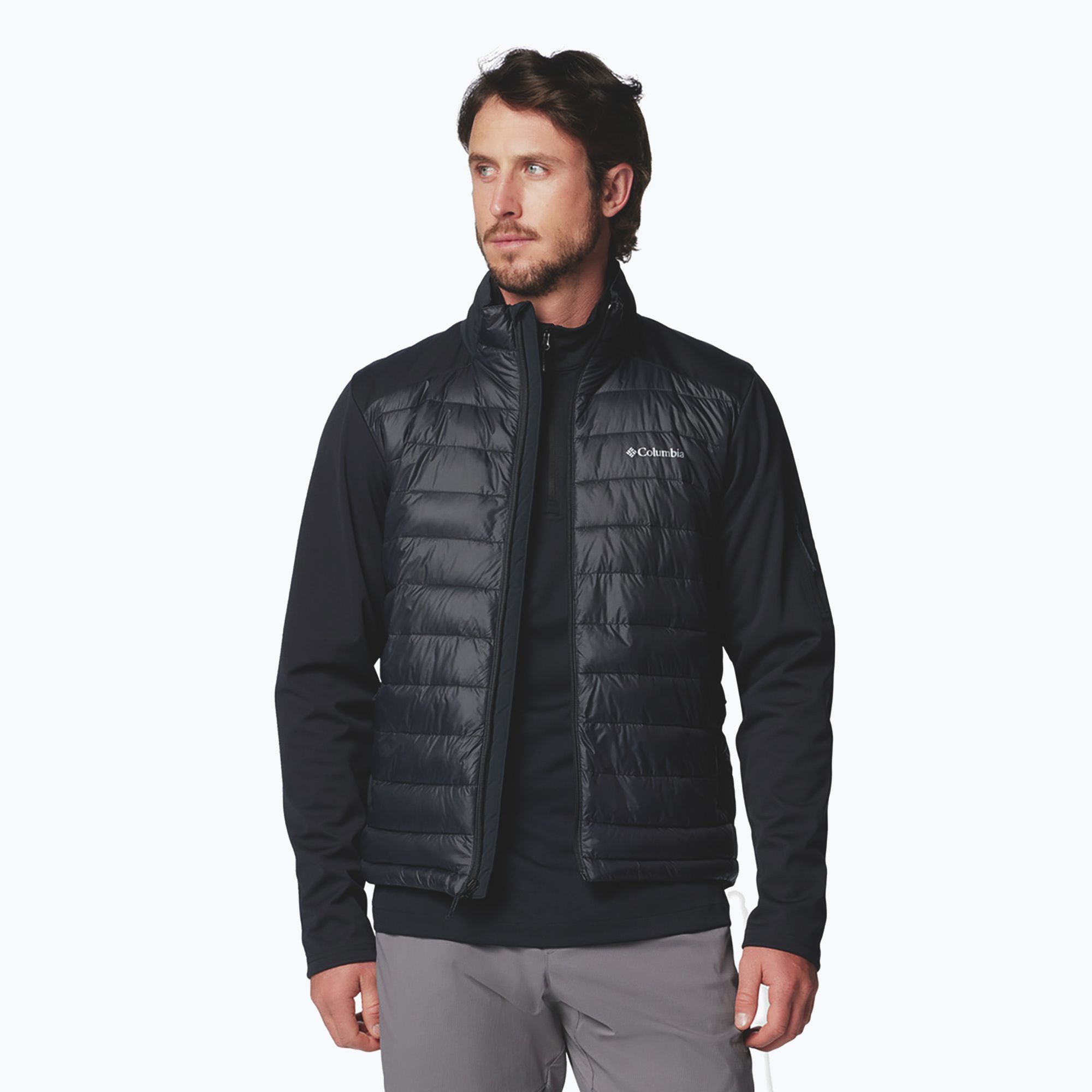 Kurtka softshell męska Columbia Tech Hybrid Softshell black 