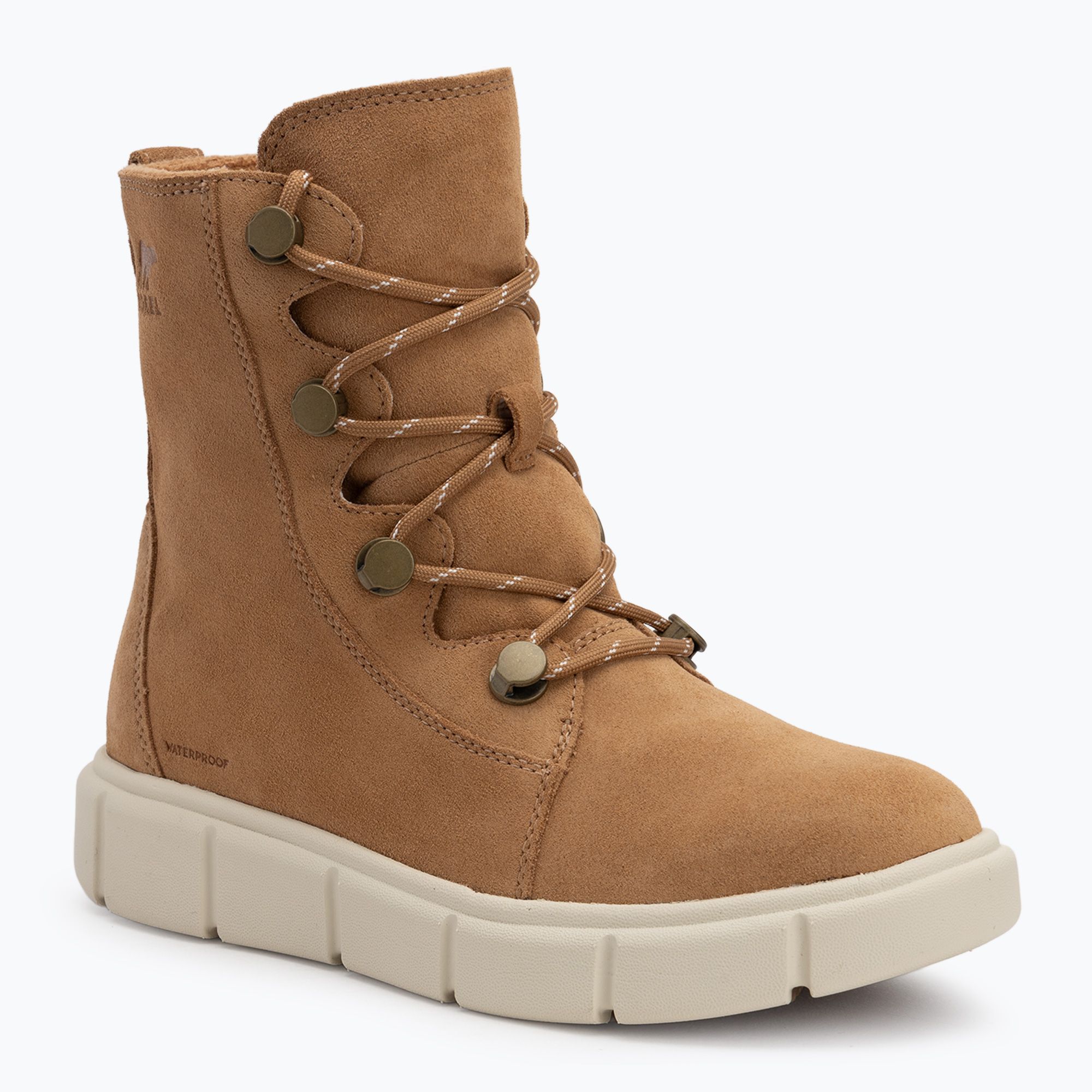 Śniegowce damskie Sorel Explorer III Joan tawny buff/chalk 