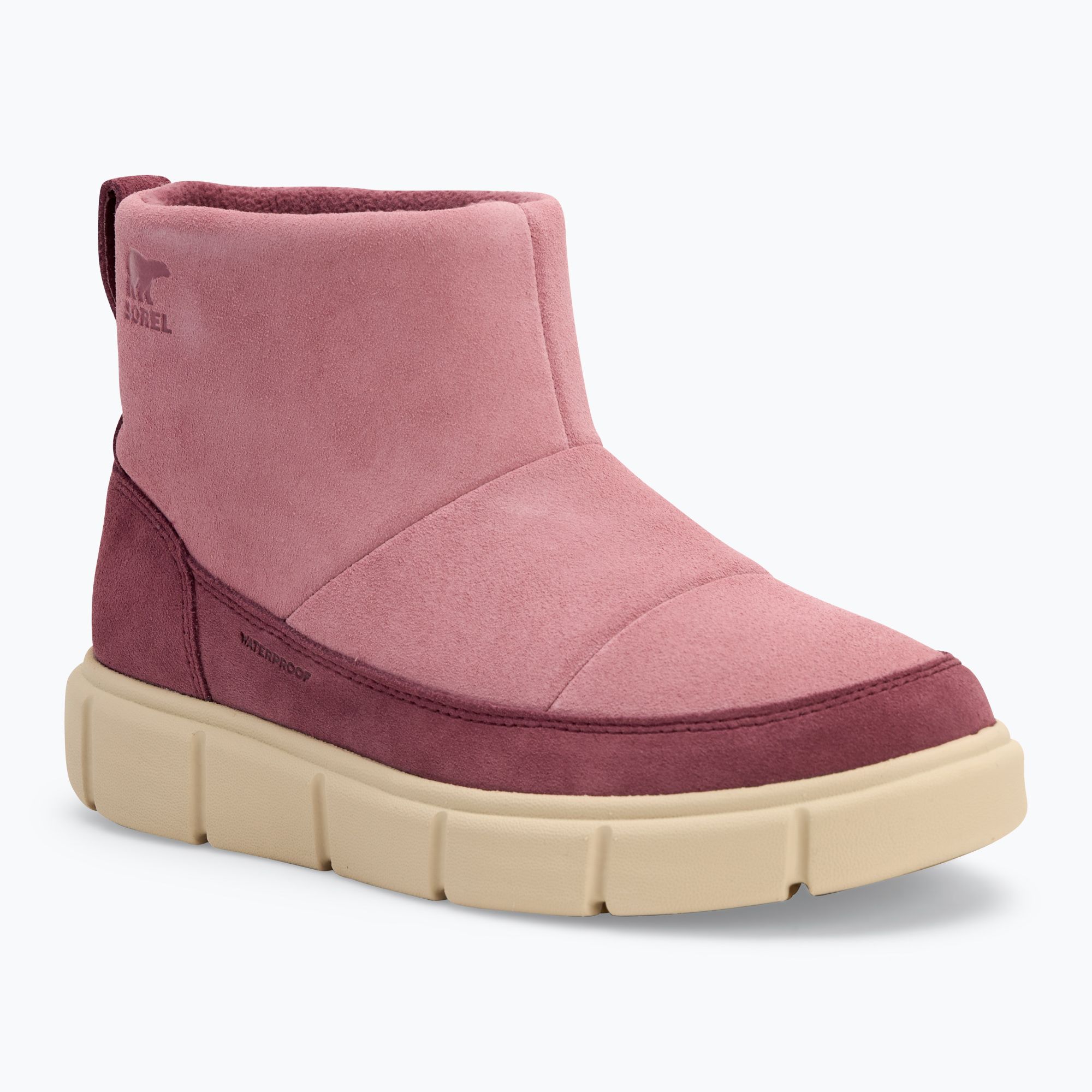 Śniegowce Sorel Youth Sorel Explorer III Slip-On dazed mauve/bleached ceramic 