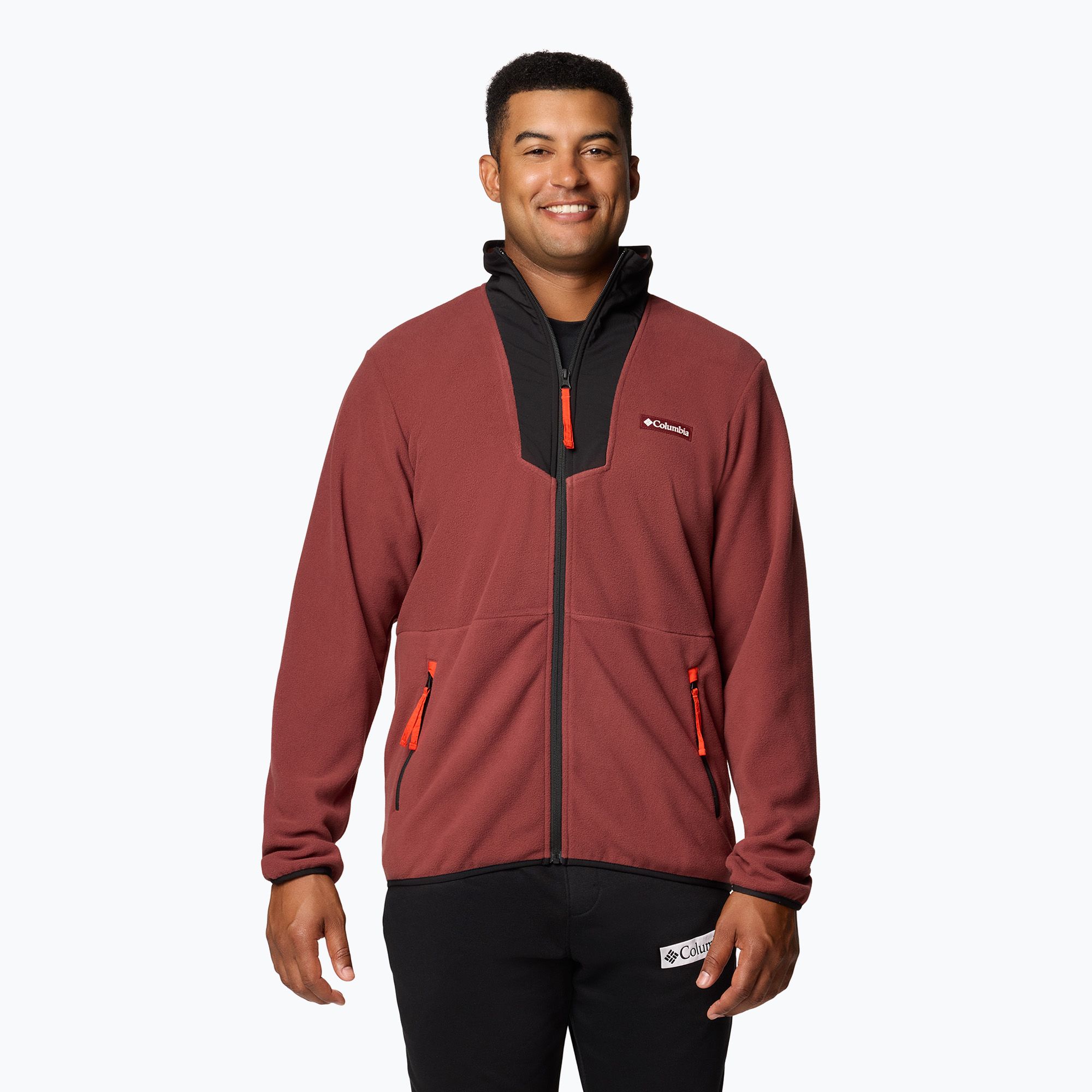 Bluza męska Columbia Sequoia Grove FZ Fleece spice/black 