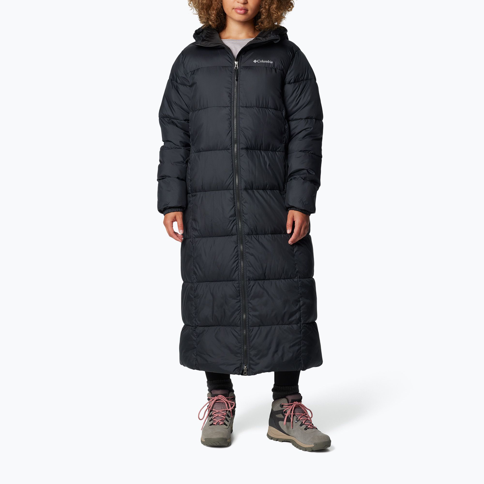 Płaszcz puchowy damski Columbia Puffect II Long black 