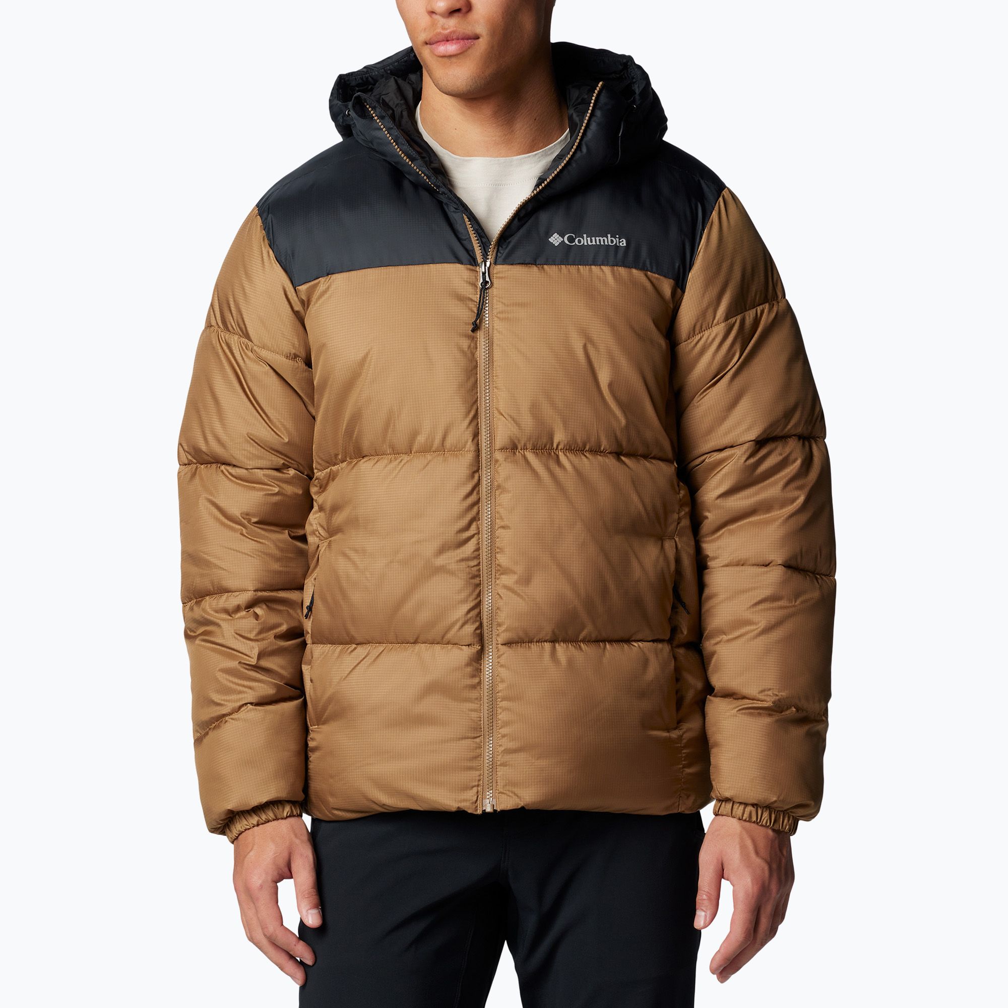 Kurtka męska Columbia Puffect II Hooded delta/ black 