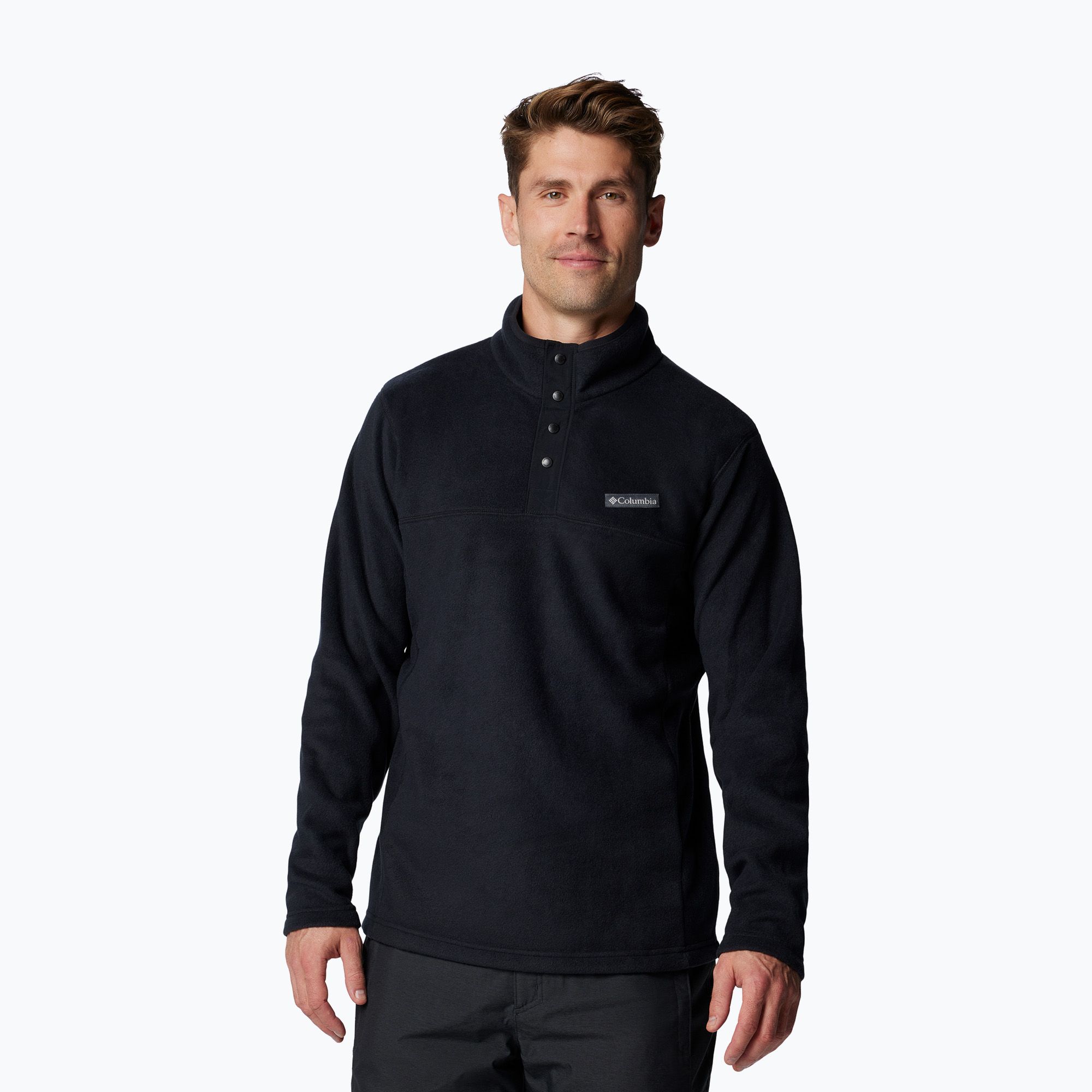 Bluza męska Columbia Steens Mountain Half Snap black 