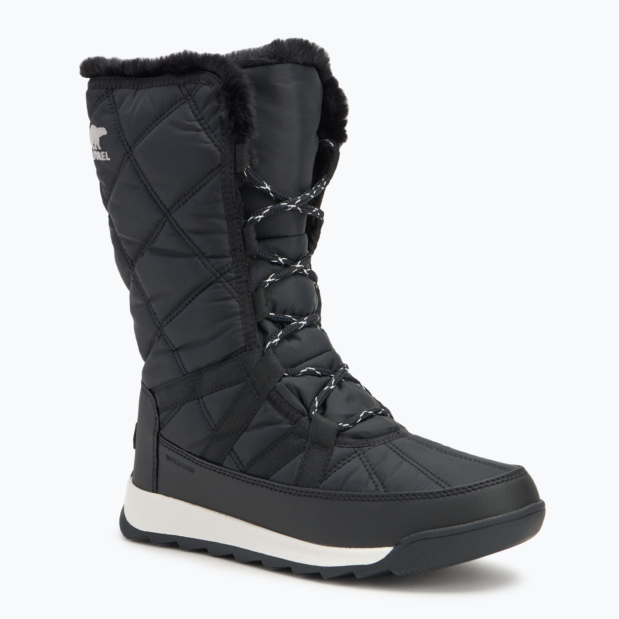 Śniegowce damskie Sorel Whitney Ii Plus Tall Lace black/sea salt 