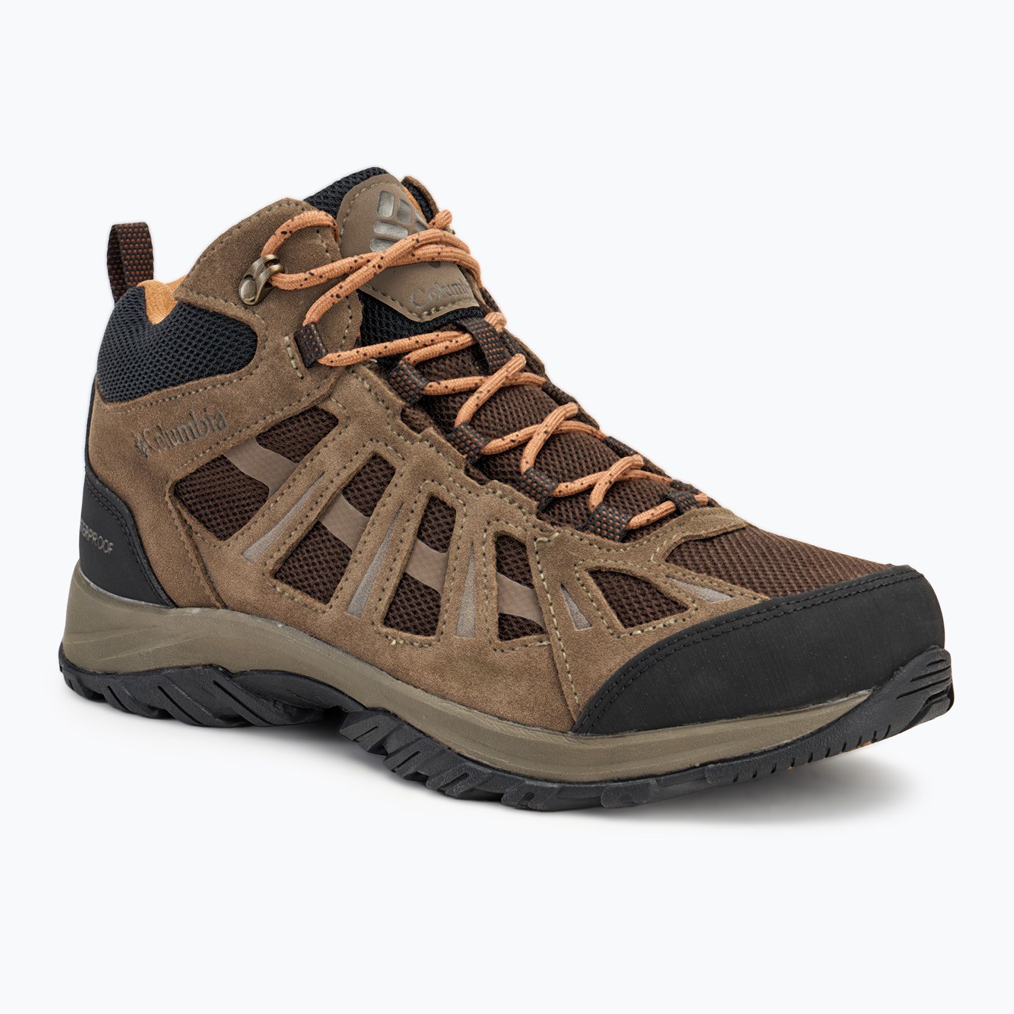 Buty trekkingowe męskie Columbia Redmond III Mid WP cordovan/ elk 232 