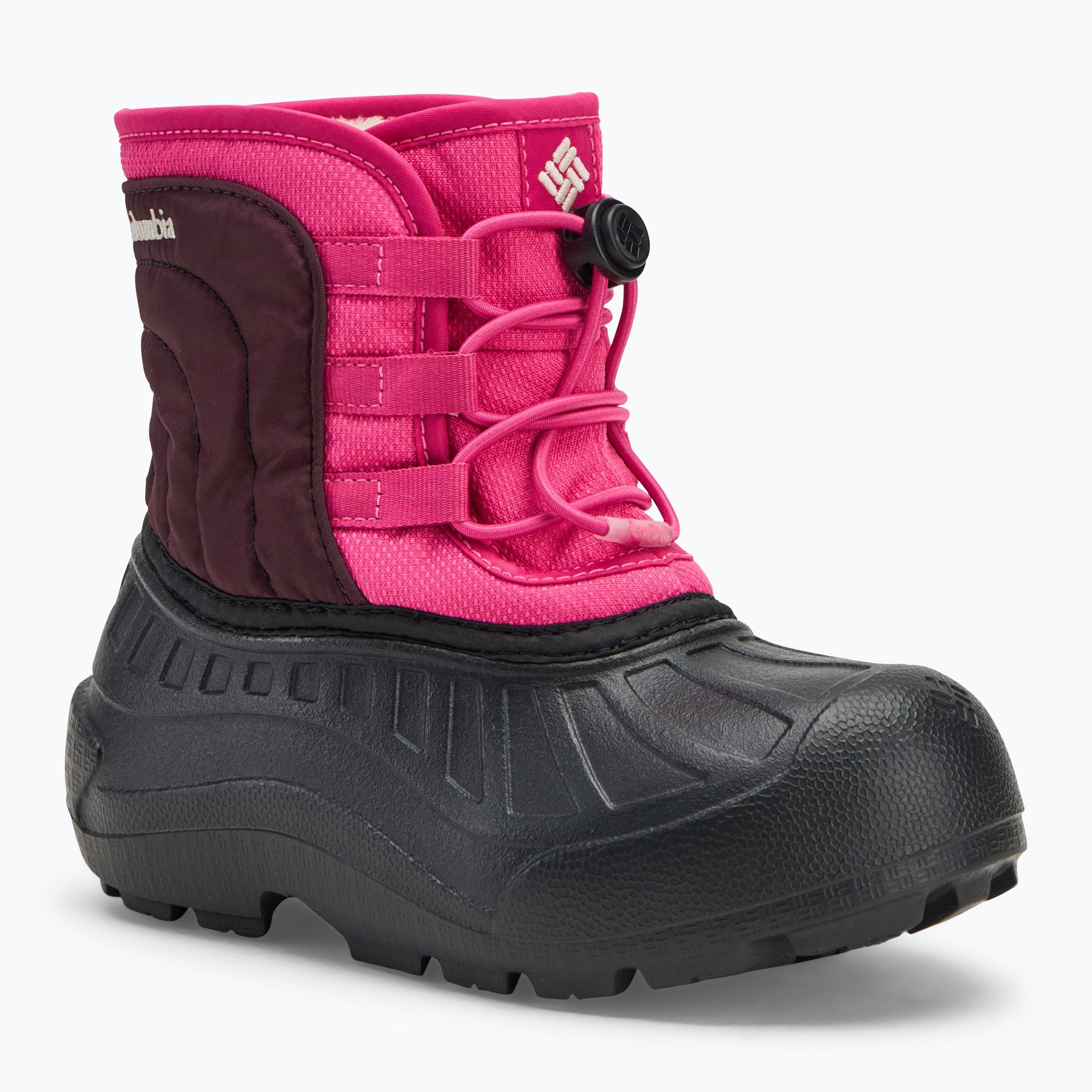 Śniegowce dziecięce Columbia Youth Powderbug Snowlite pink ice/moonvista 