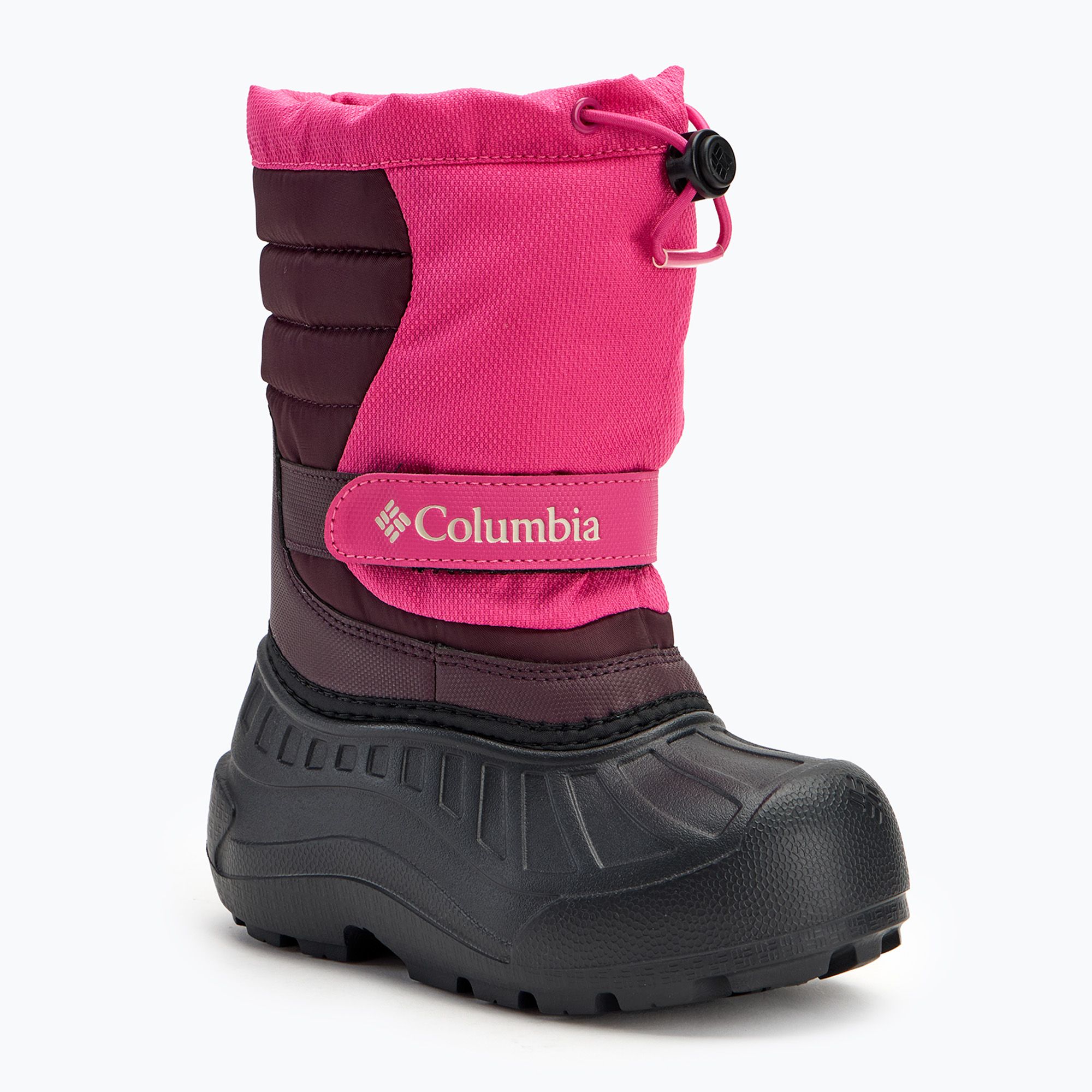 Śniegowce dziecięce Columbia Powderbug Snowlite pink ice/ moonvista 