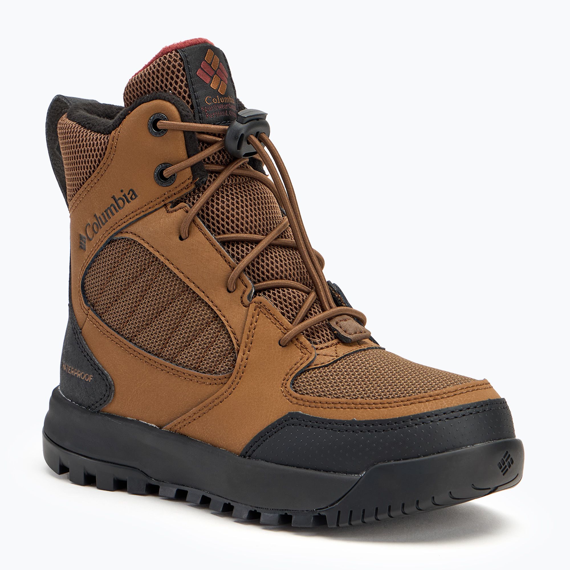 Śniegowce dziecięce Columbia Youth Portlander OH light brown/ spice 