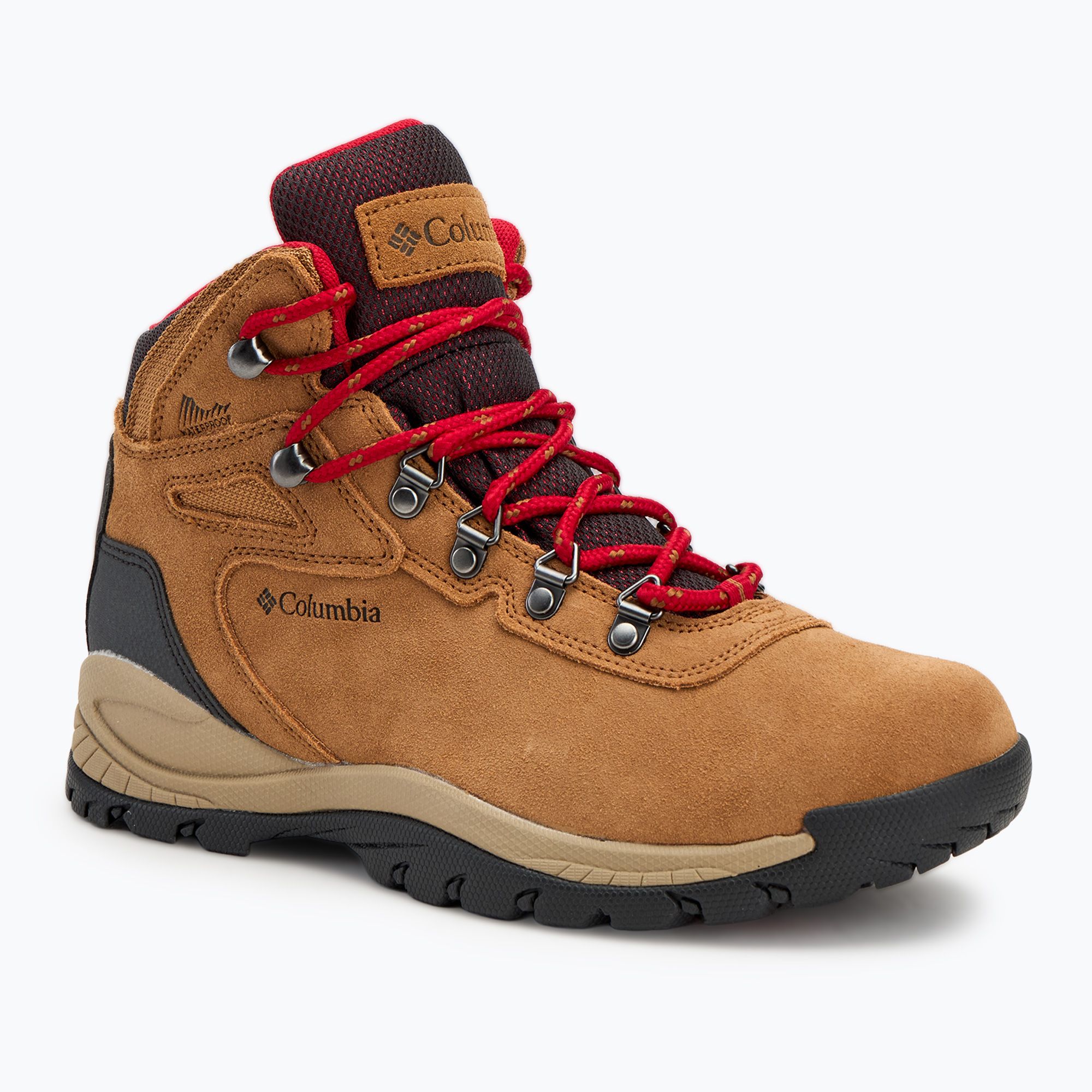 Buty trekkingowe damskie Columbia Newton Ridge Plus WP Amped elk/ mountain red 289 