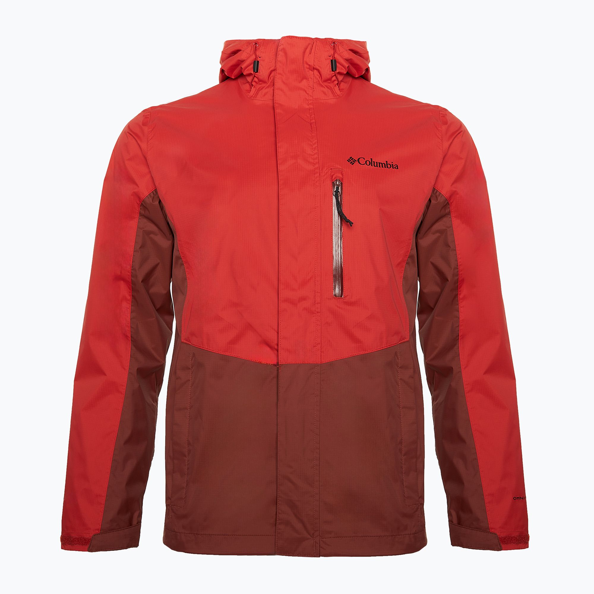Kurtka przeciwdeszczowa męska Columbia Pouring Adventure III sail red/ spice 