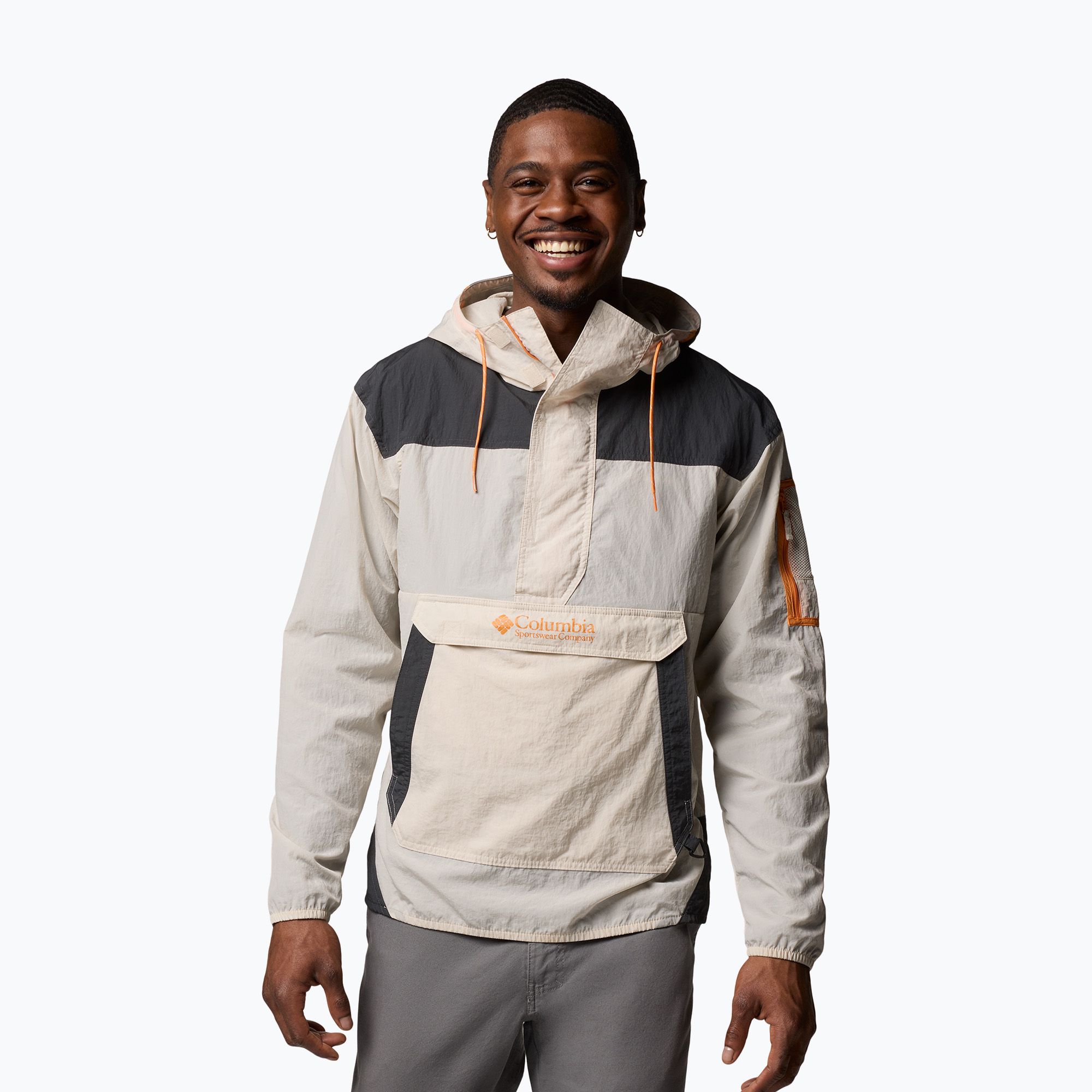 Kurtka przeciwwiatrowa męska Columbia Challenger Windbreaker Anorak dark stone/shark 