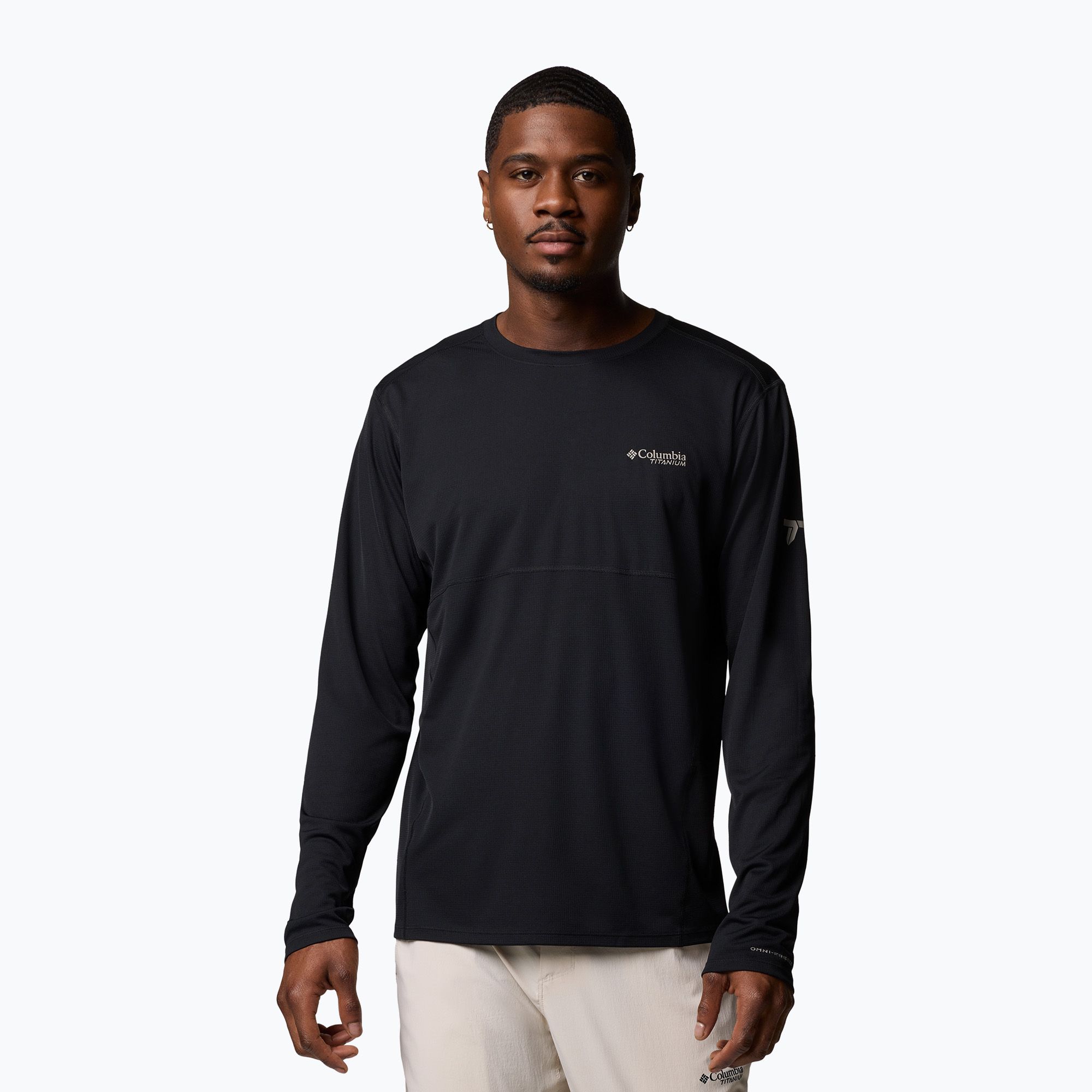Longsleeve męski Columbia Cirque River Pro Crew black 