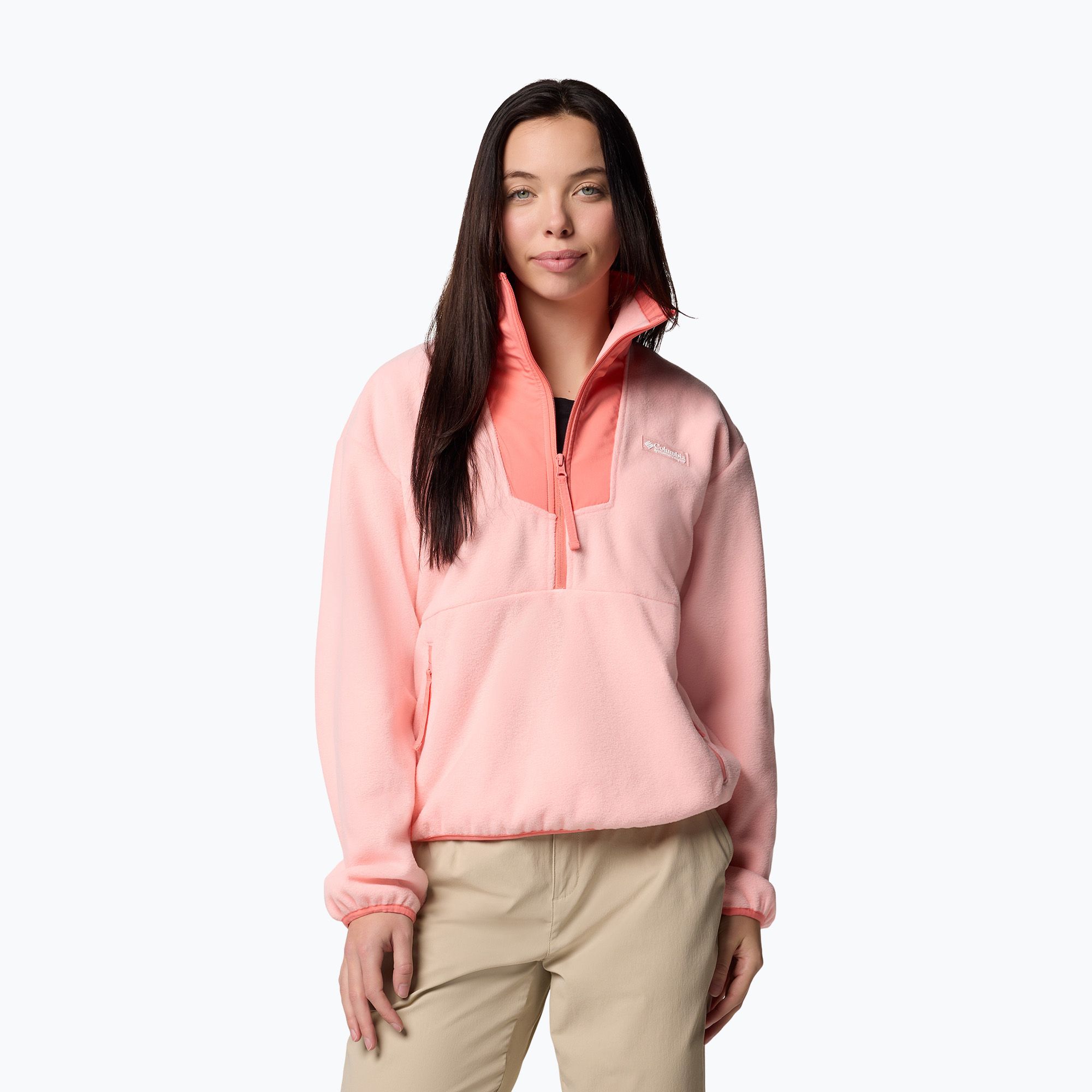 Bluza damska Columbia Sequoia Grove pink sand/alpenglow 