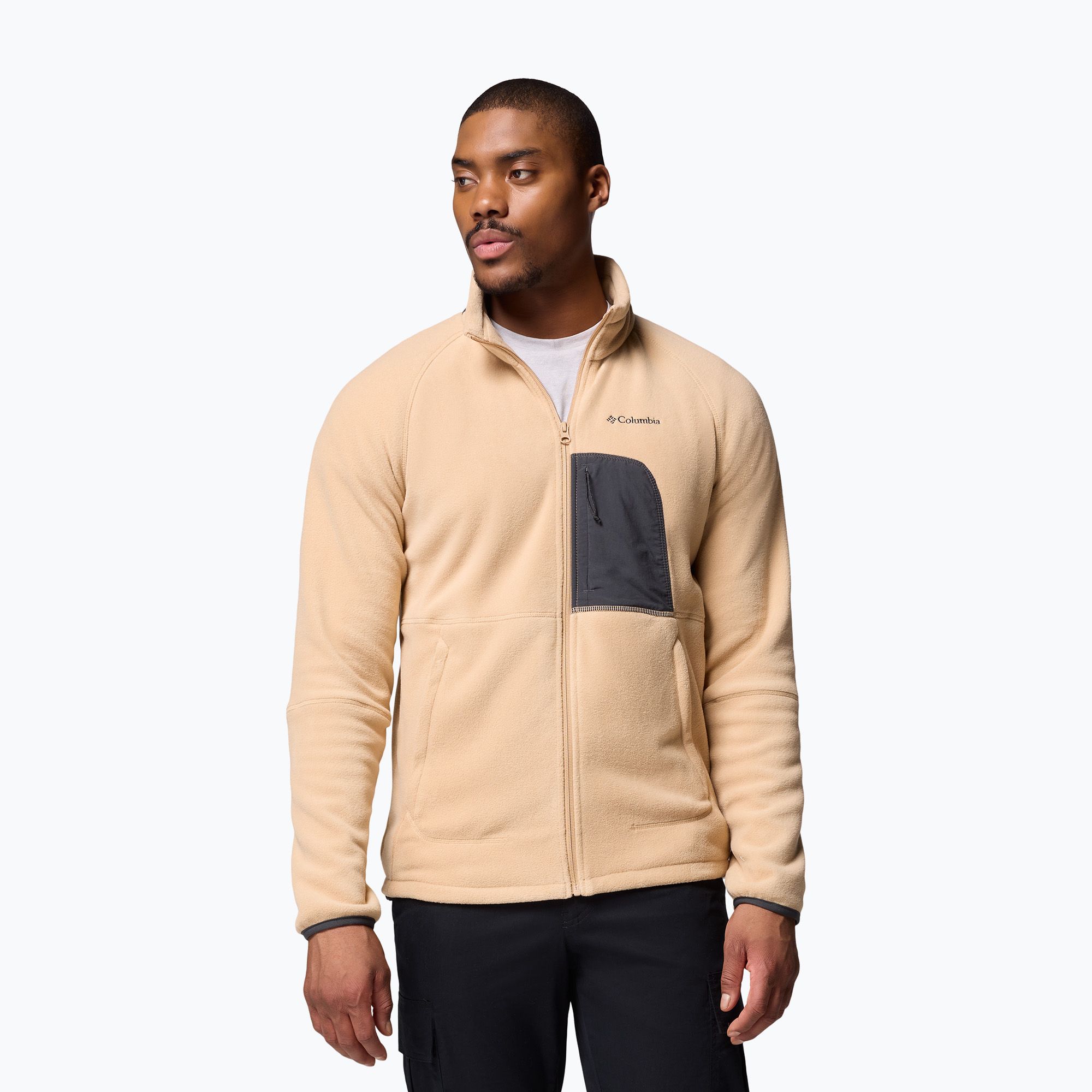 Bluza polarowa męska Columbia Rapid Expedition II Full Zip Fleece canoe/shark 