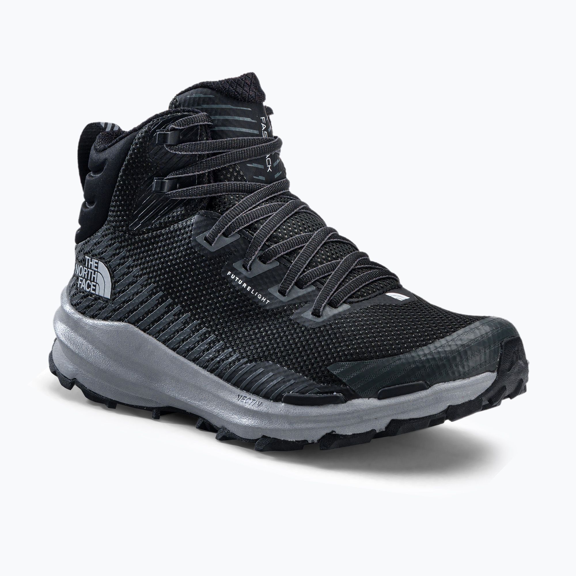 Buty turystyczne męskie The North Face Vectiv Fastpack Mid Futurelight black/vanadis grey 