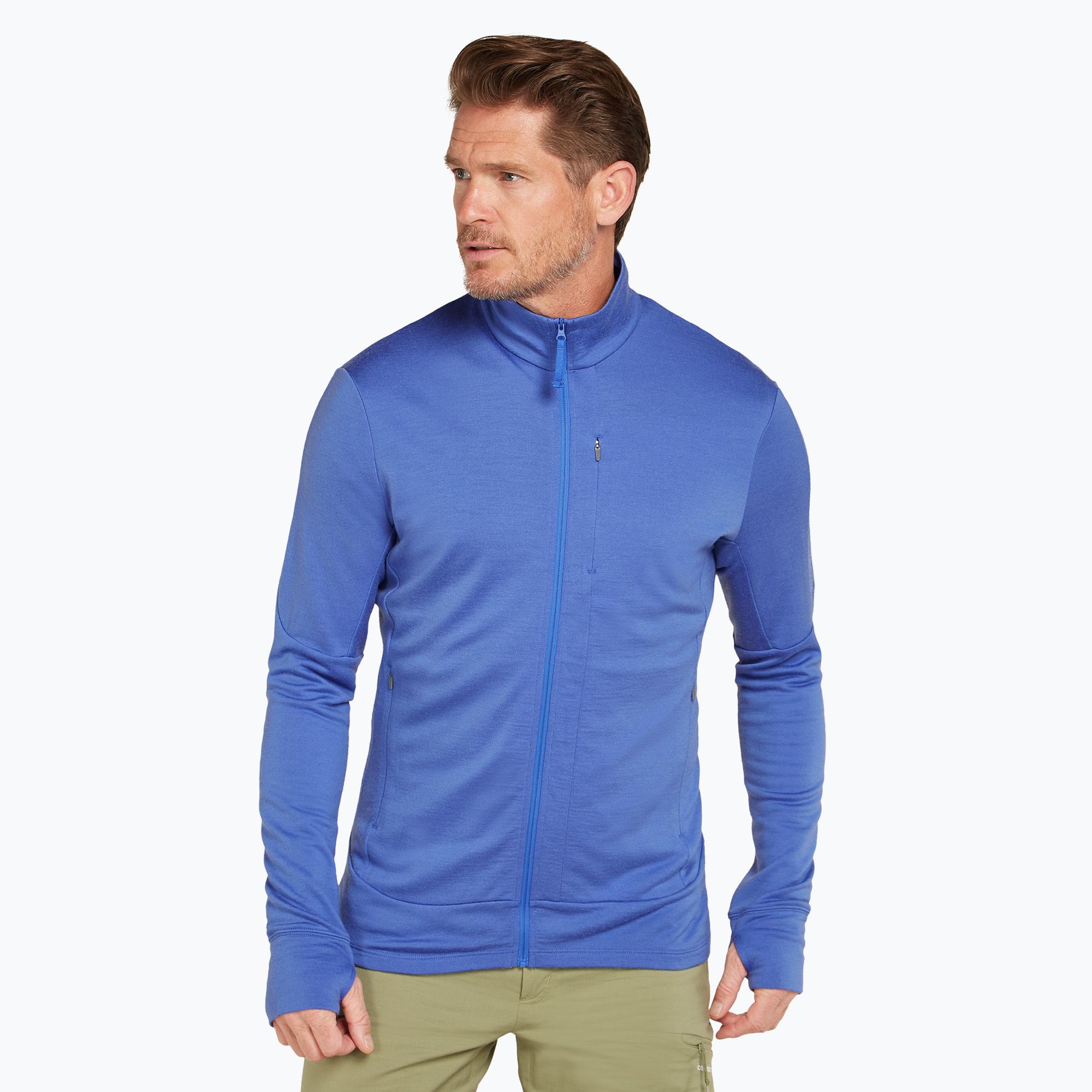 Bluza trekkingowa męska icebreaker Merino 260 Quantum IV Zip brilliant 