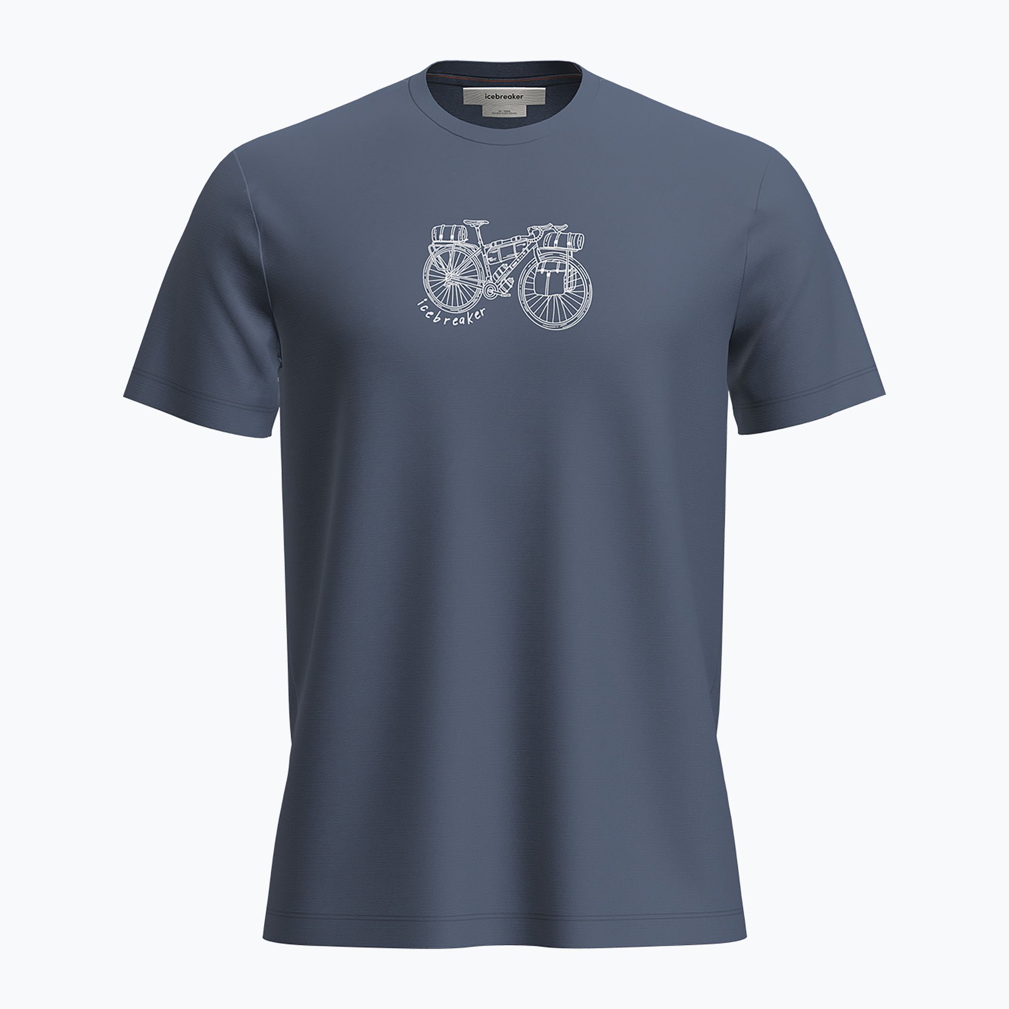 Koszulka trekkingowa męska icebreaker Merino 150 Tech Lite SS Tee Adventure Ride dawn 