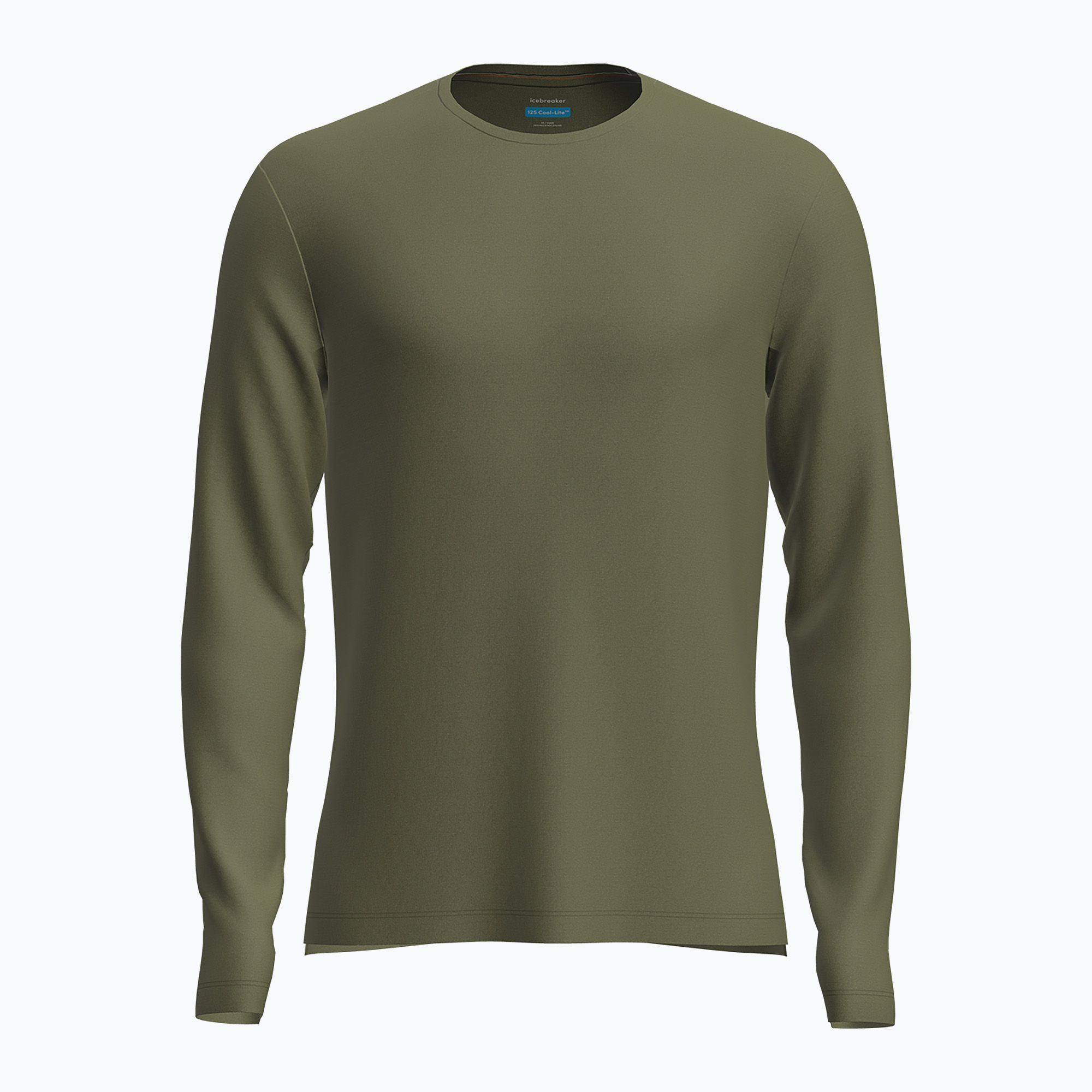 Longsleeve trekkingowy męski icebreaker Merino 125 Cool-Lite Sphere III LS Tee sphagnum 
