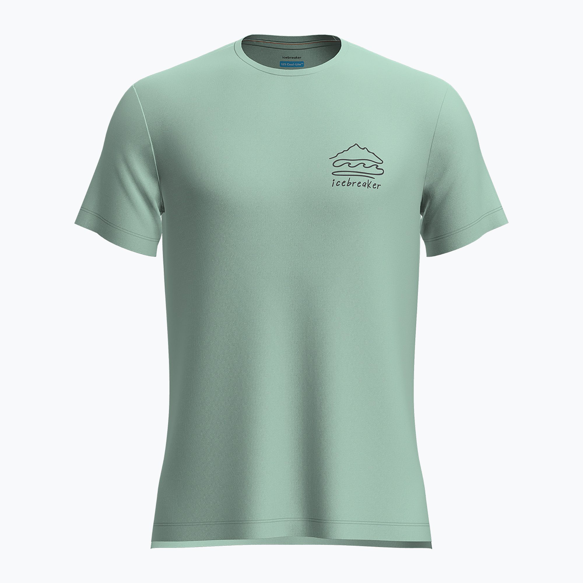 Koszulka trekkingowa męska Icebreaker Merino 125 Cool-Lite Sphere Tee Explore More mint 