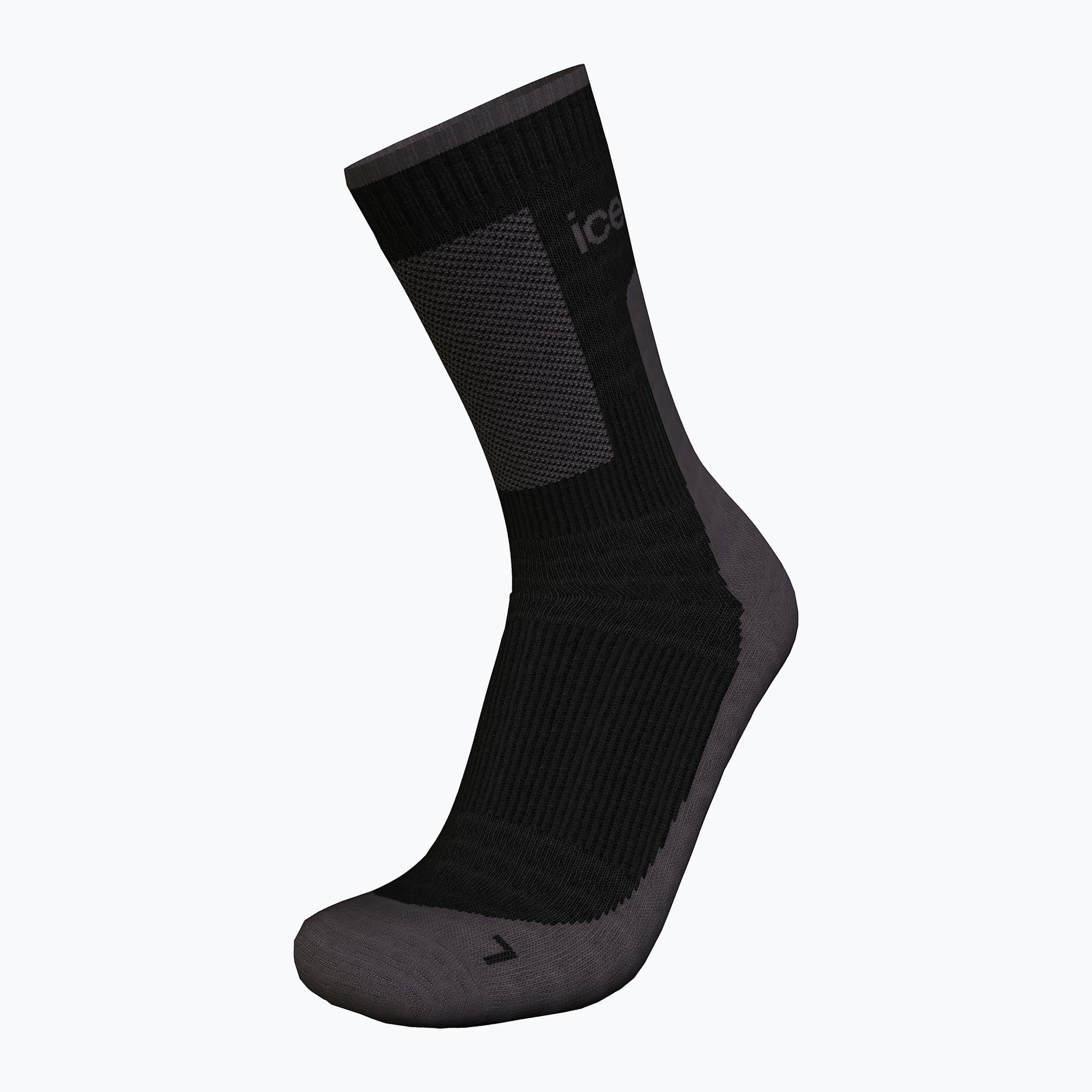 Skarpety męskie icebreaker Merino Hike+ Medium Crew black/obsidian 