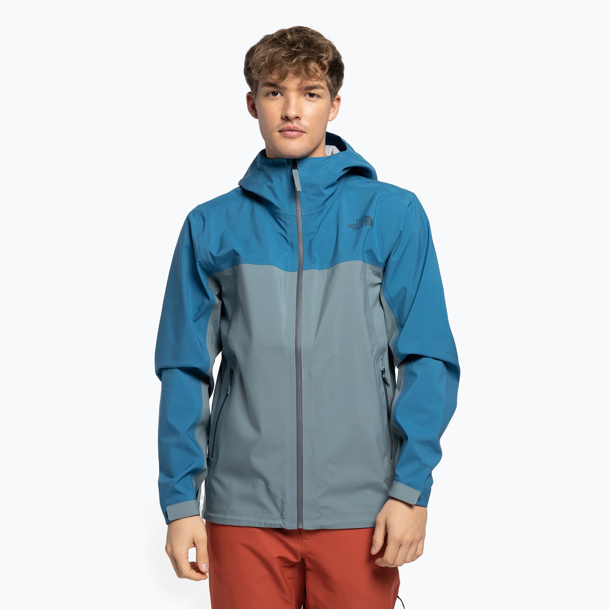 Kurtka przeciwdeszczowa męska The North Face Dryzzle Flex Futurelight banff blue/goblin blue