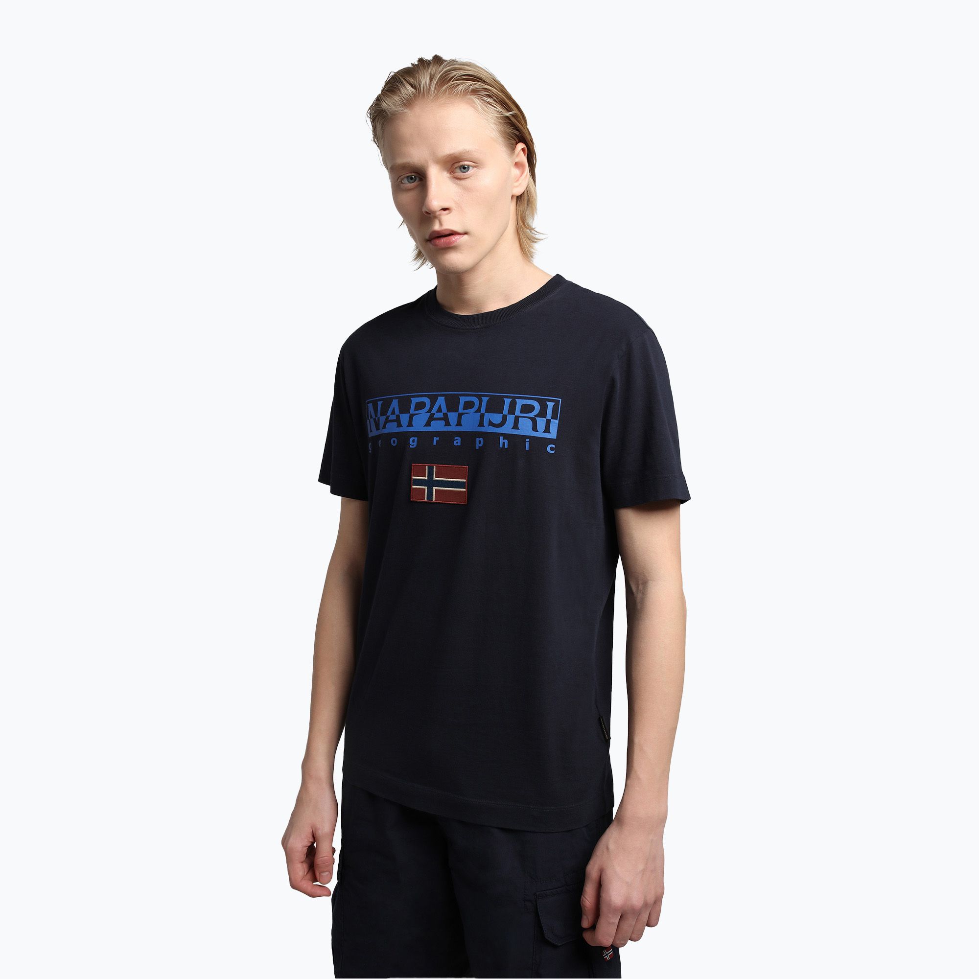 Koszulka męska Napapijri NP0A4GDQ azul 