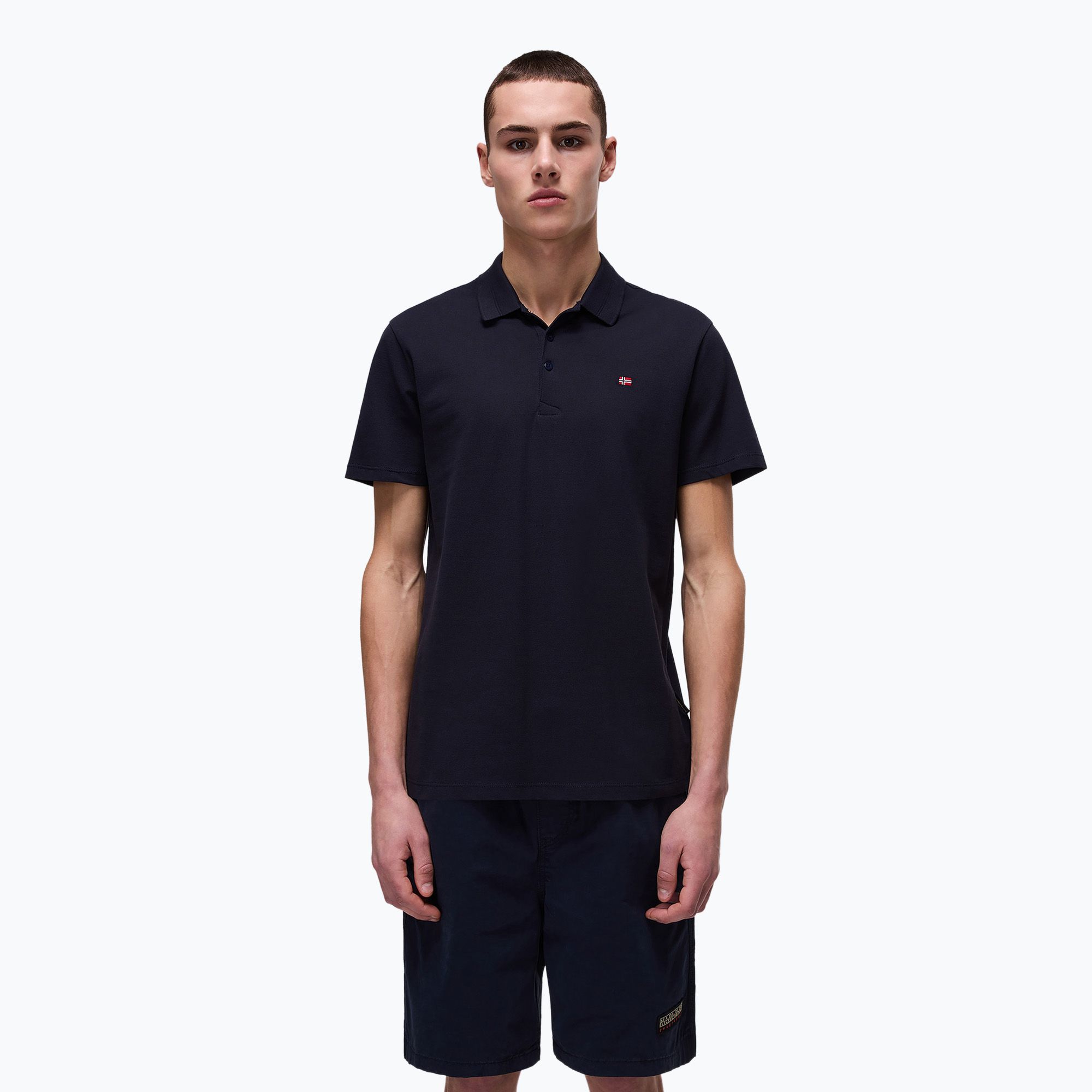 Koszulka polo męska Napapijri Ealis blu marine 