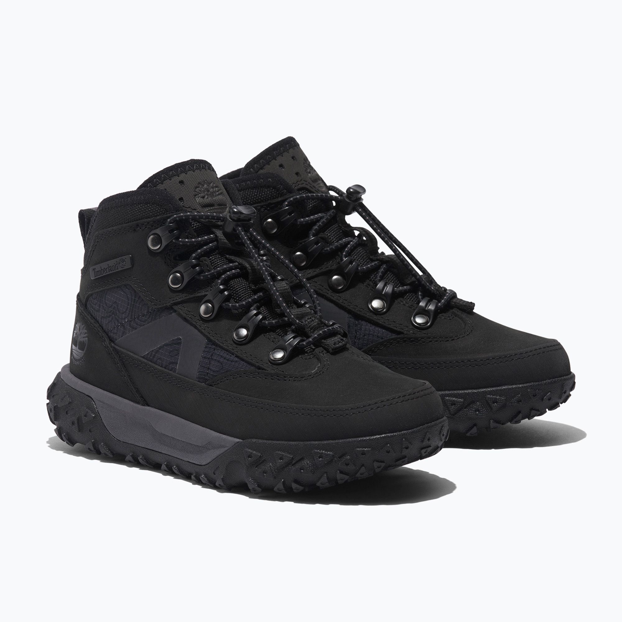 Buty dziecięce Timberland Gs Motion 6 Mid F/Lwp jet black 