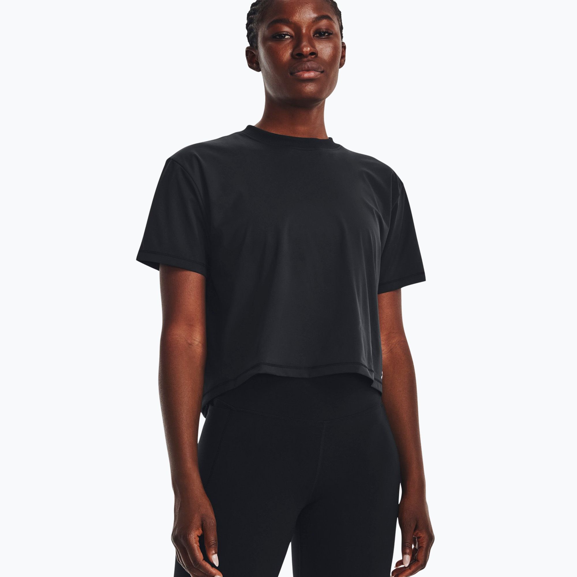 Koszulka treningowa damska Under Armour Meridian black/metallic silver 