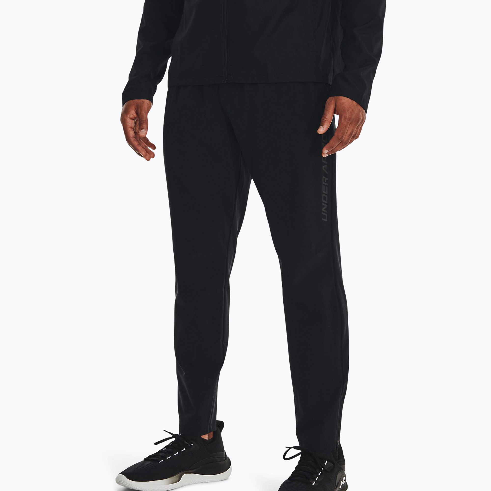 Spodnie do biegania męskie Under Armour Storm Run black/black/reflective 