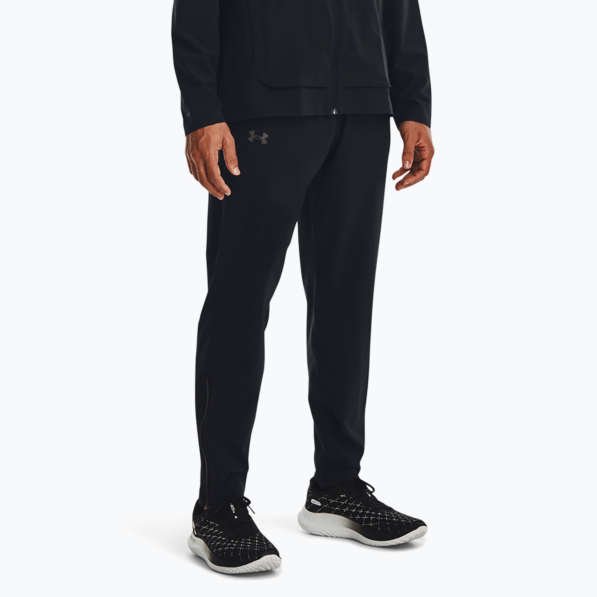 Spodnie do biegania męskie Under Armour Outrun The Storm black/black/reflective 