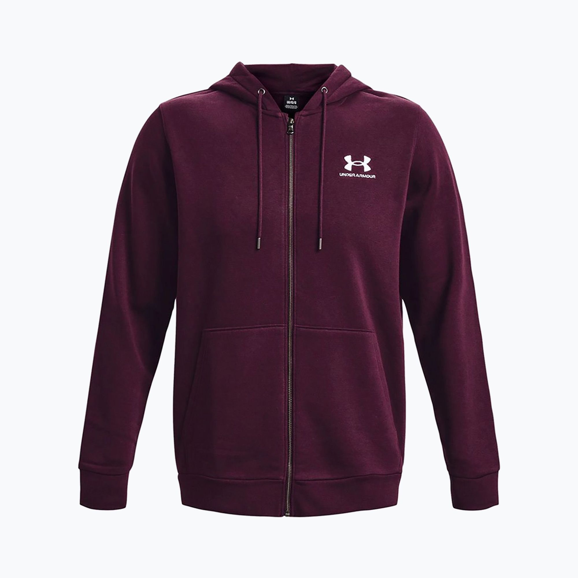 Bluza męska Under Armour Essential Fleece FZ Hood purple stone/white 