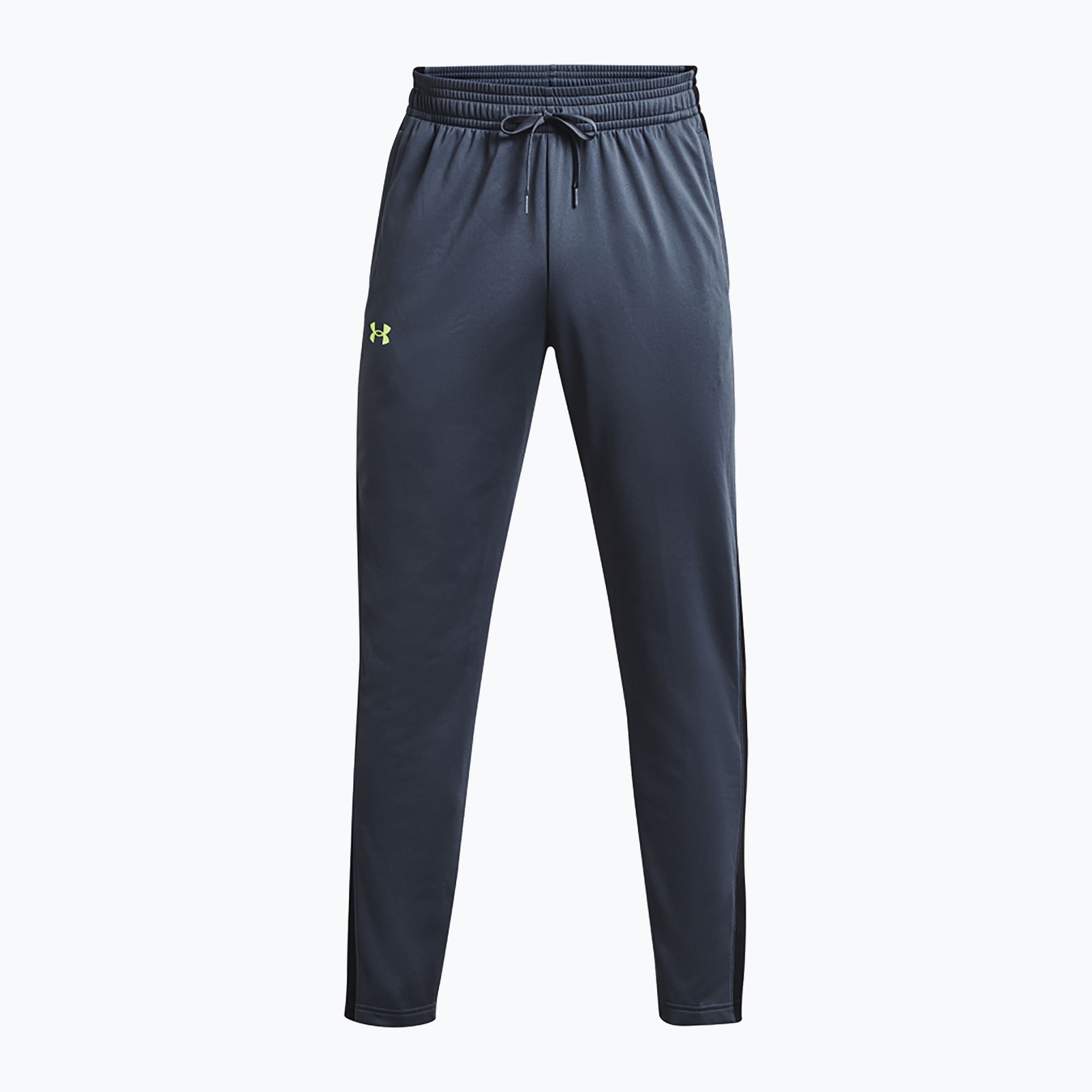 Spodnie treningowe męskie Under Armour Brawler downpour gray/black/lime surge 