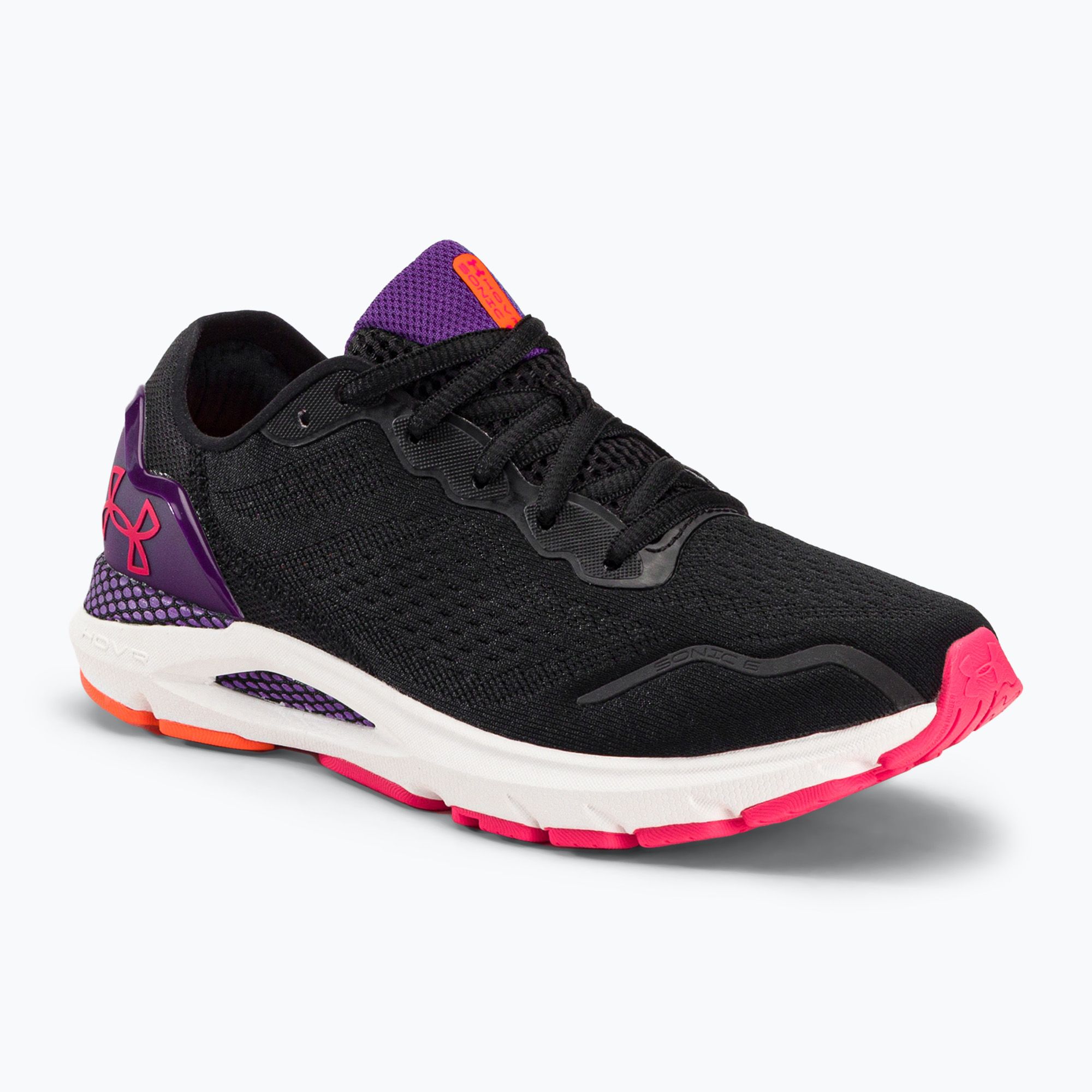 Buty do biegania damskie Under Armour Hovr Sonic 6 black/galaxy purple/pink shock 