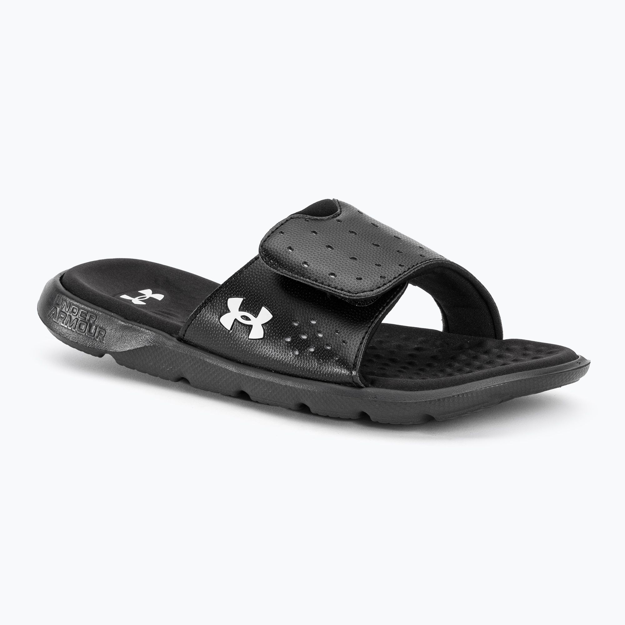 Klapki damskie Under Armour Ignite 7 SL black/black/white 