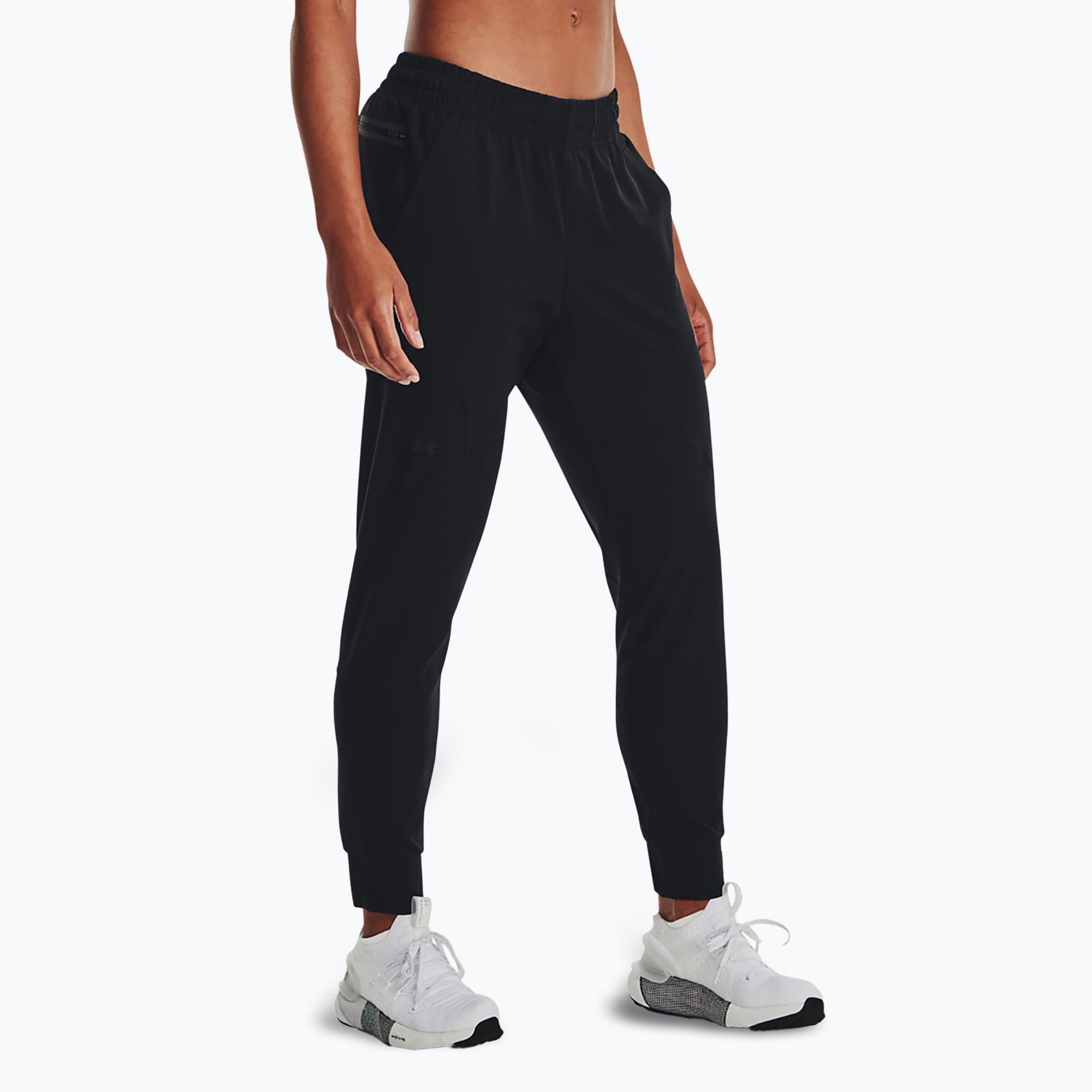 Spodnie treningowe damskie Under Armour Unstoppable Jogger black/black 