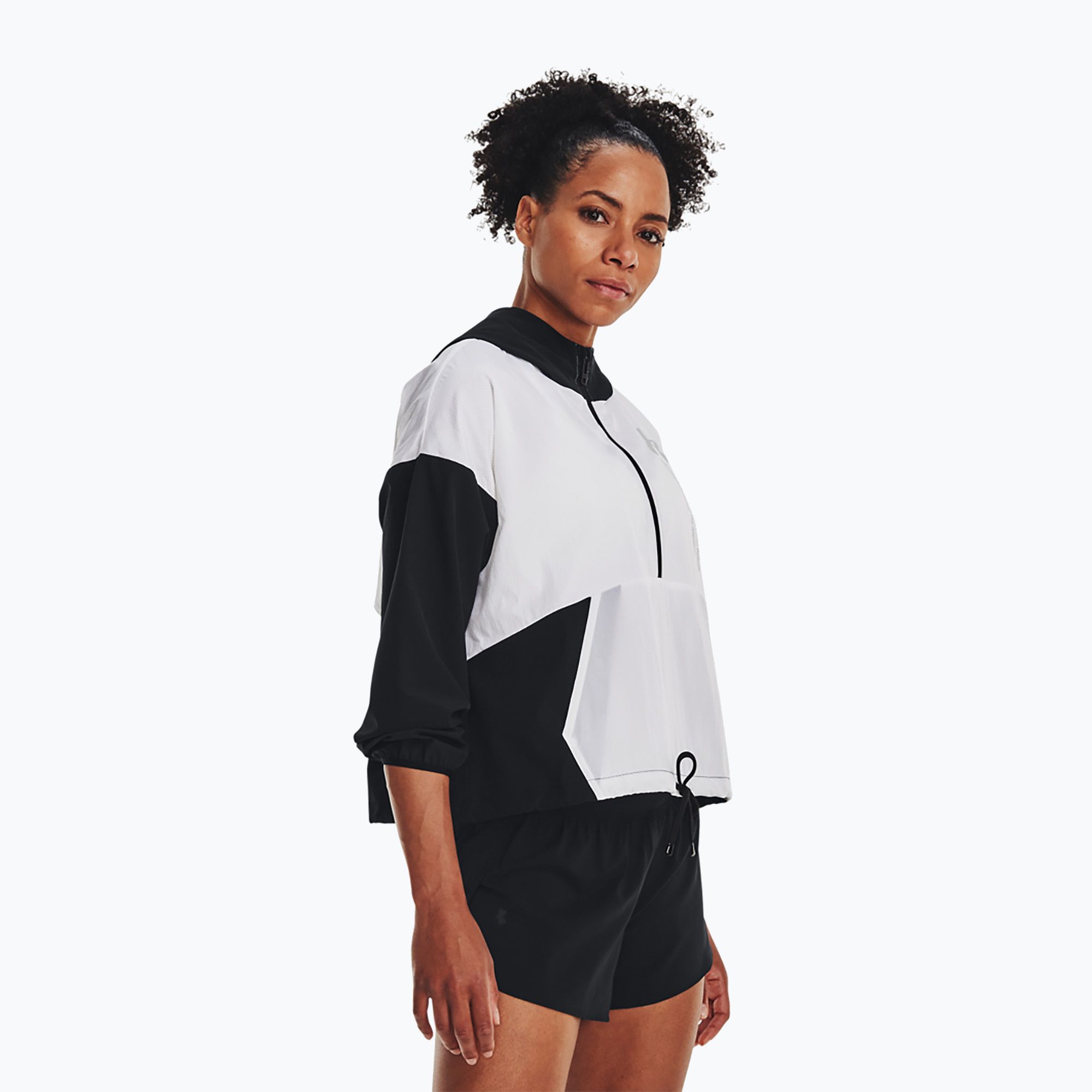 Kurtka treningowa damska Under Armour Woven Graphic black/black 