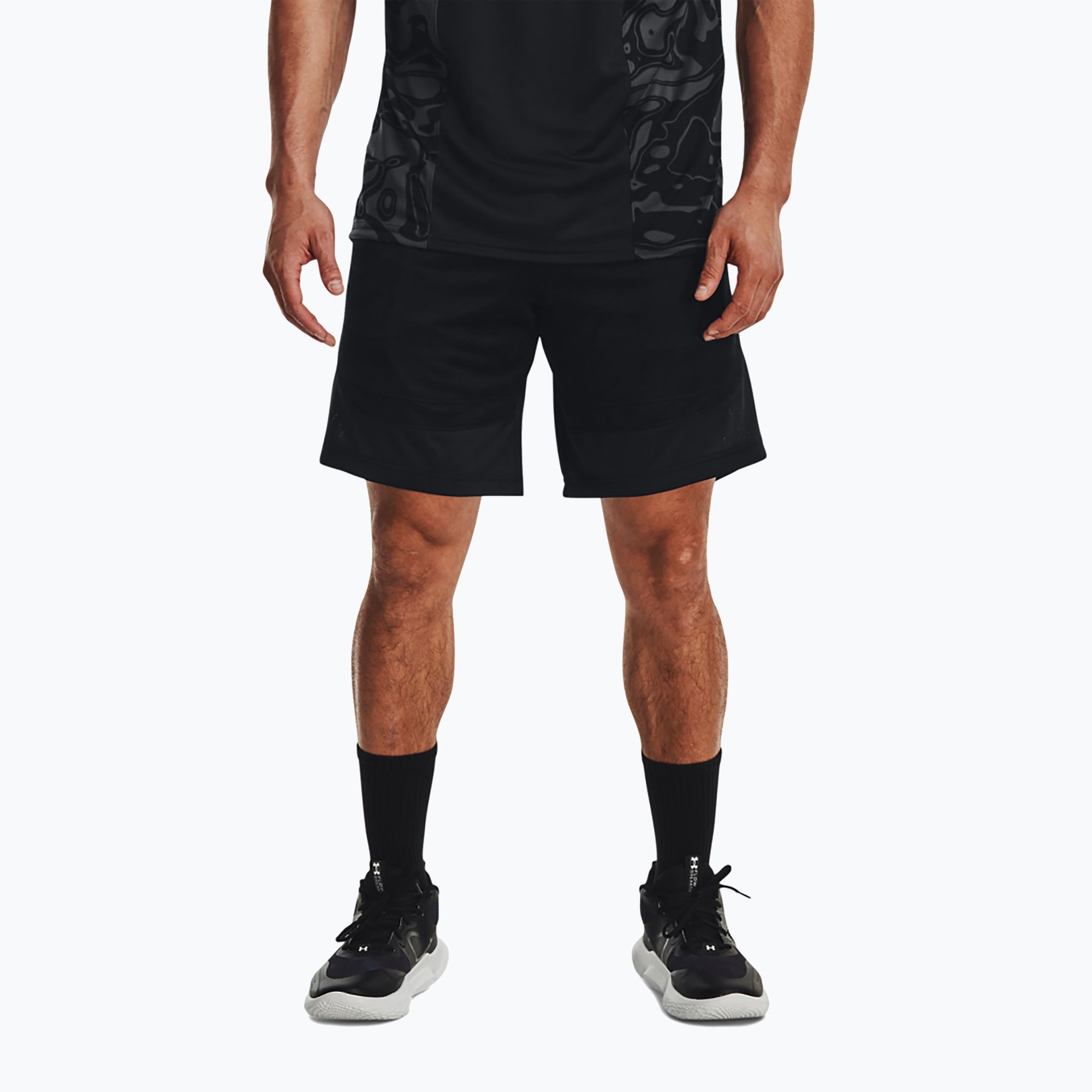 Spodenki koszykarskie męskie Under Armour Heatwave Hoops black/white 