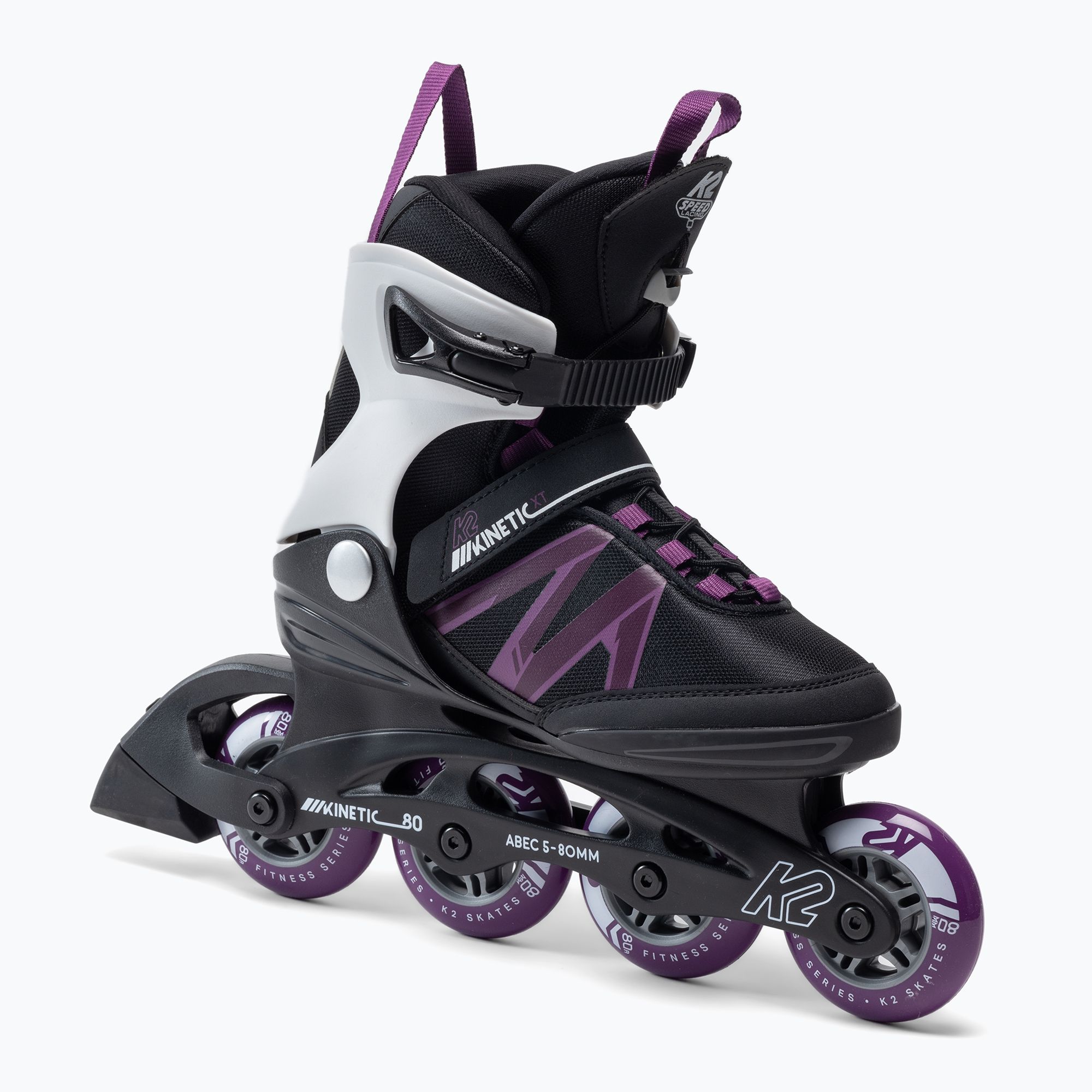 Rolki damskie K2 Kinetic 80 Pro XT black/purple 