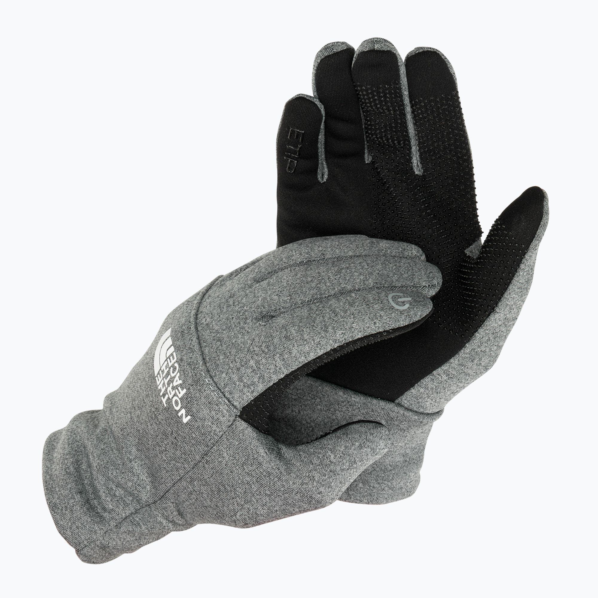 Rękawiczki trekkingowe dziecięce The North Face Recycled Etip medium grey heather 