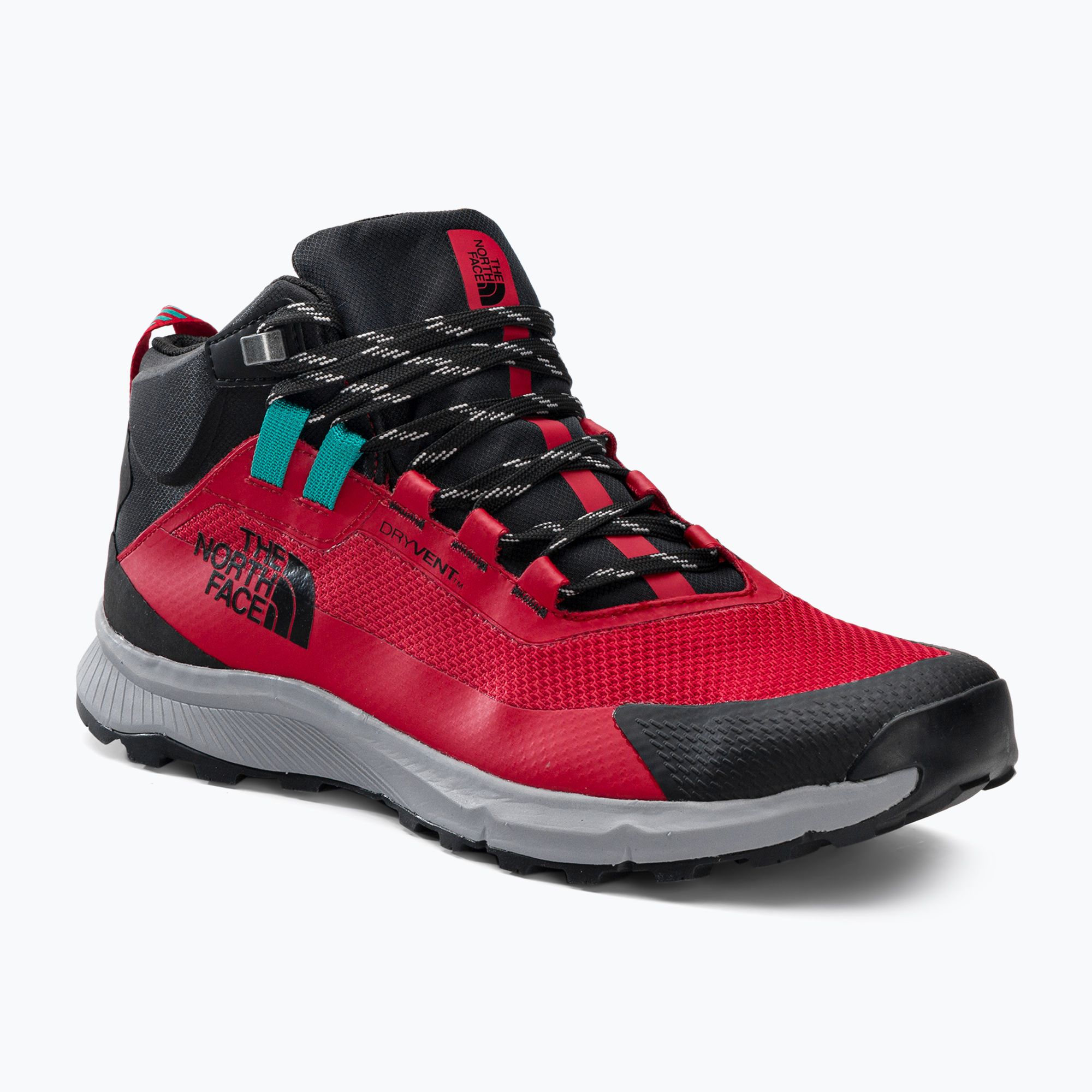 Buty trekkingowe męskie The North Face Cragstone Mid WP black/tnf red 