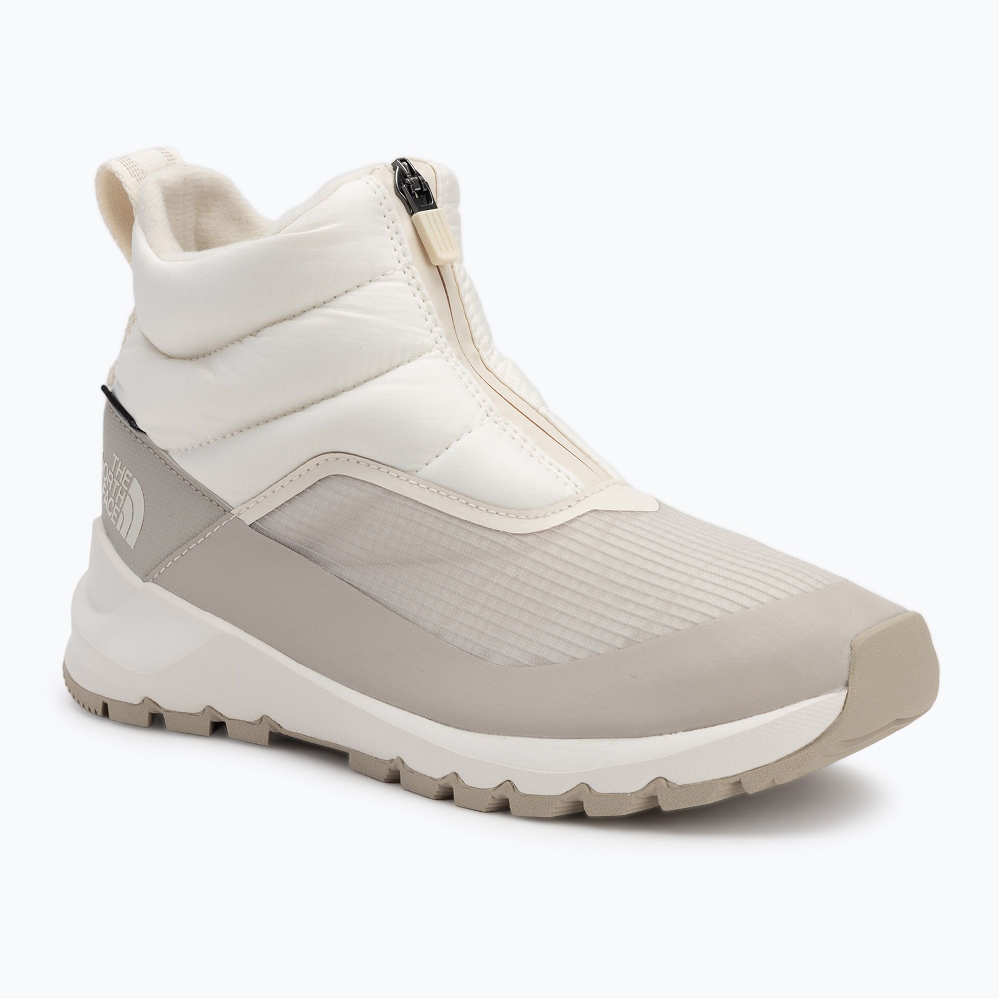 Śniegowce damskie The North Face Thermoball Progressive Zip II Wp gardenia white/silvergrey 
