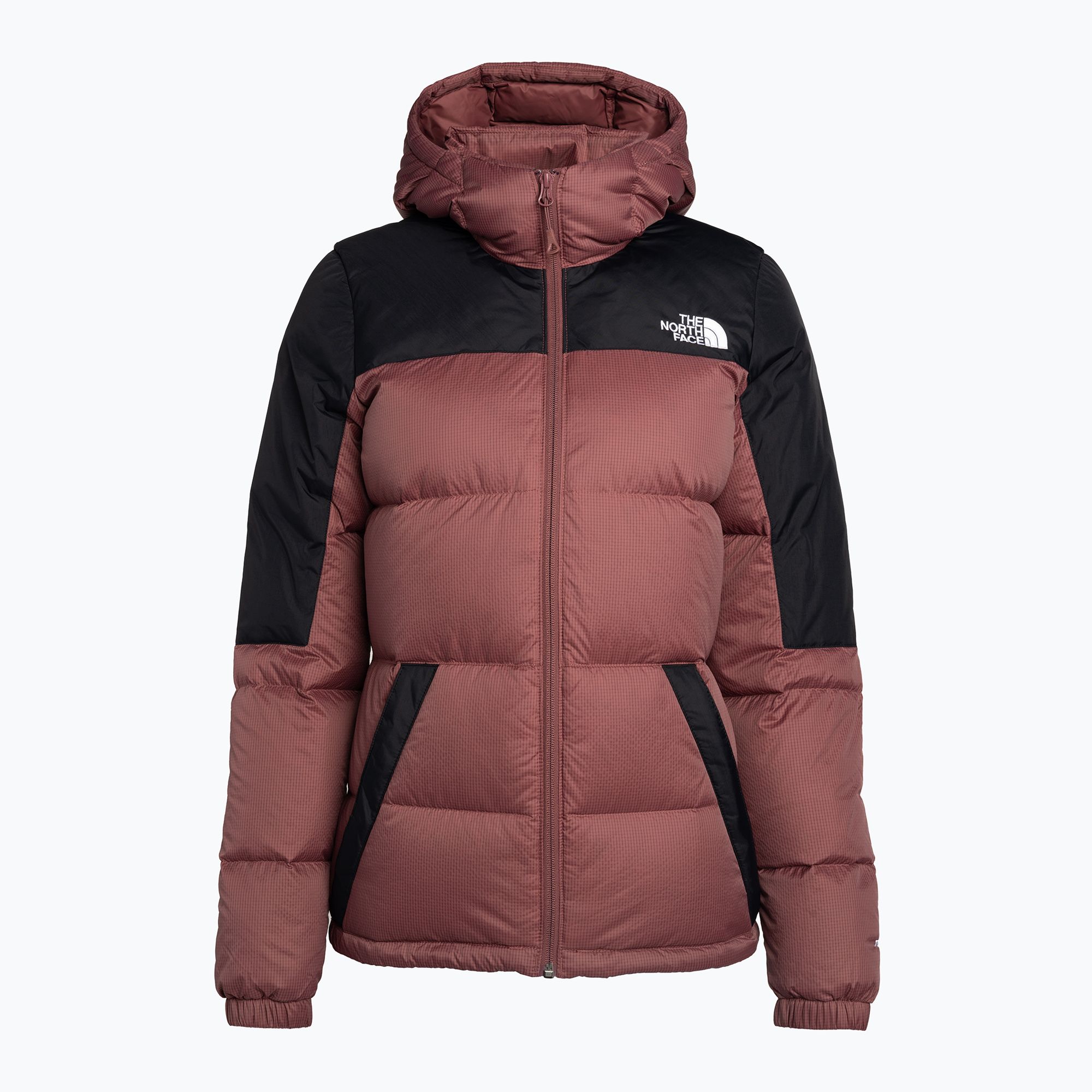 Kurtka puchowa damska The North Face Diablo Down Hoodie wilg ginger/black 
