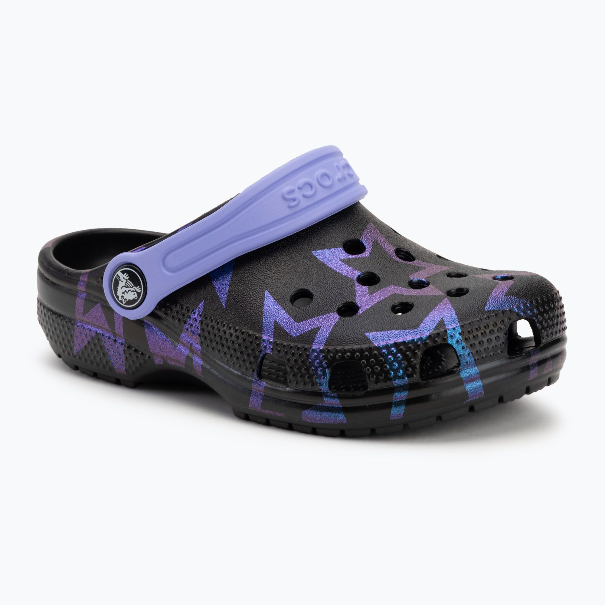 Klapki dziecięce Crocs Classic Disco Dance Party Clog Kids stars/black 