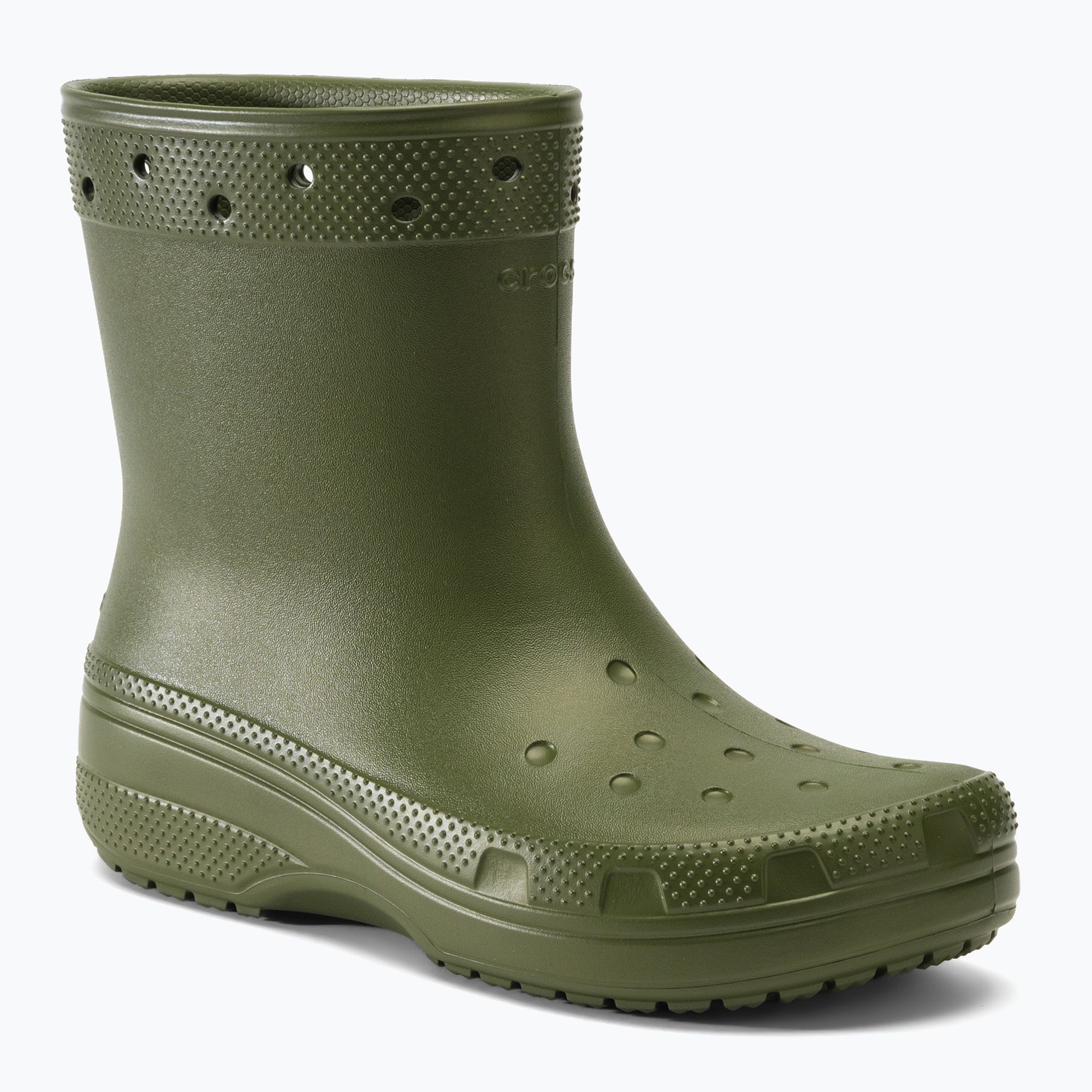 Kalosze Crocs Classic Rain Boot army green 
