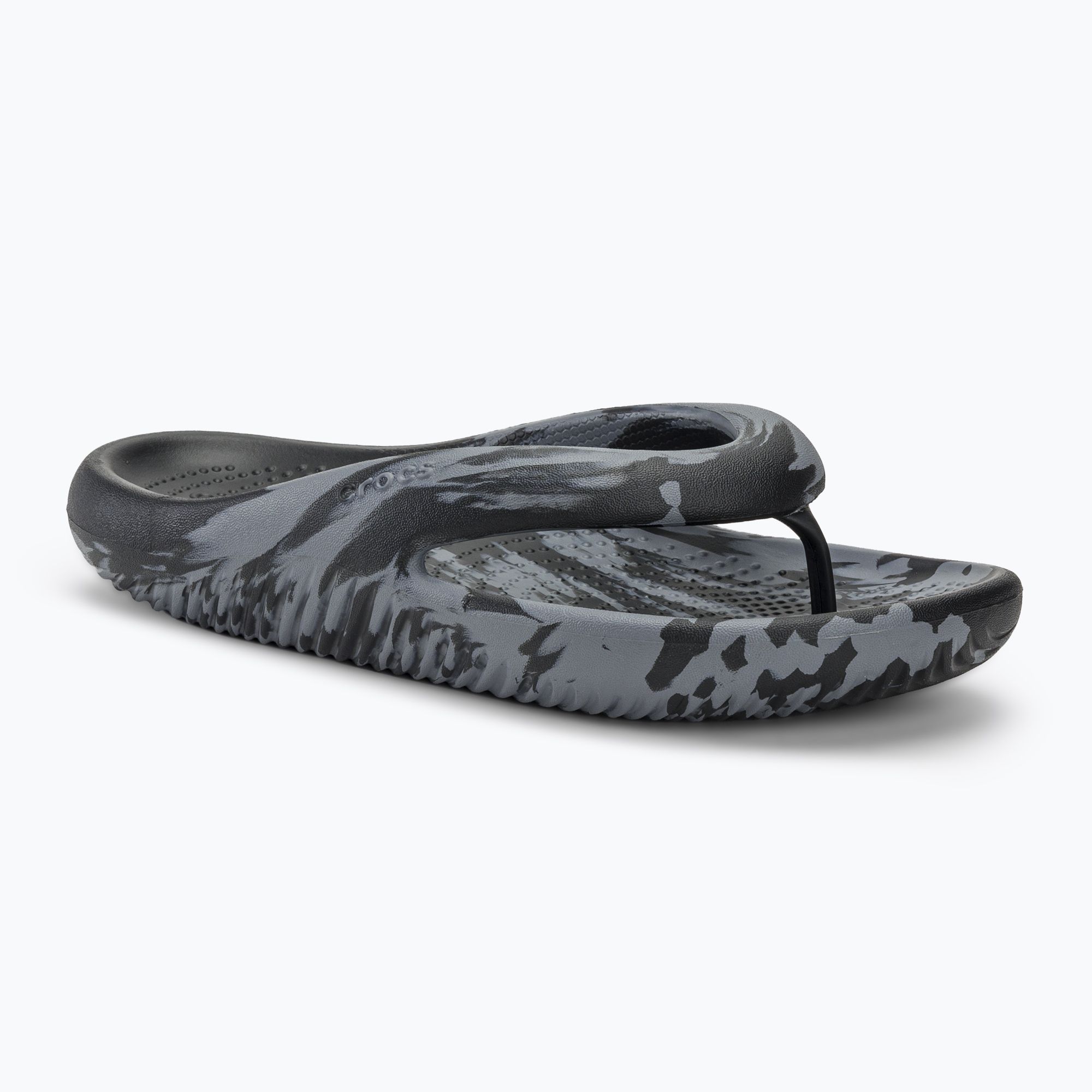 Japonki Crocs Mellow Marbled Recovery black/charcoal 