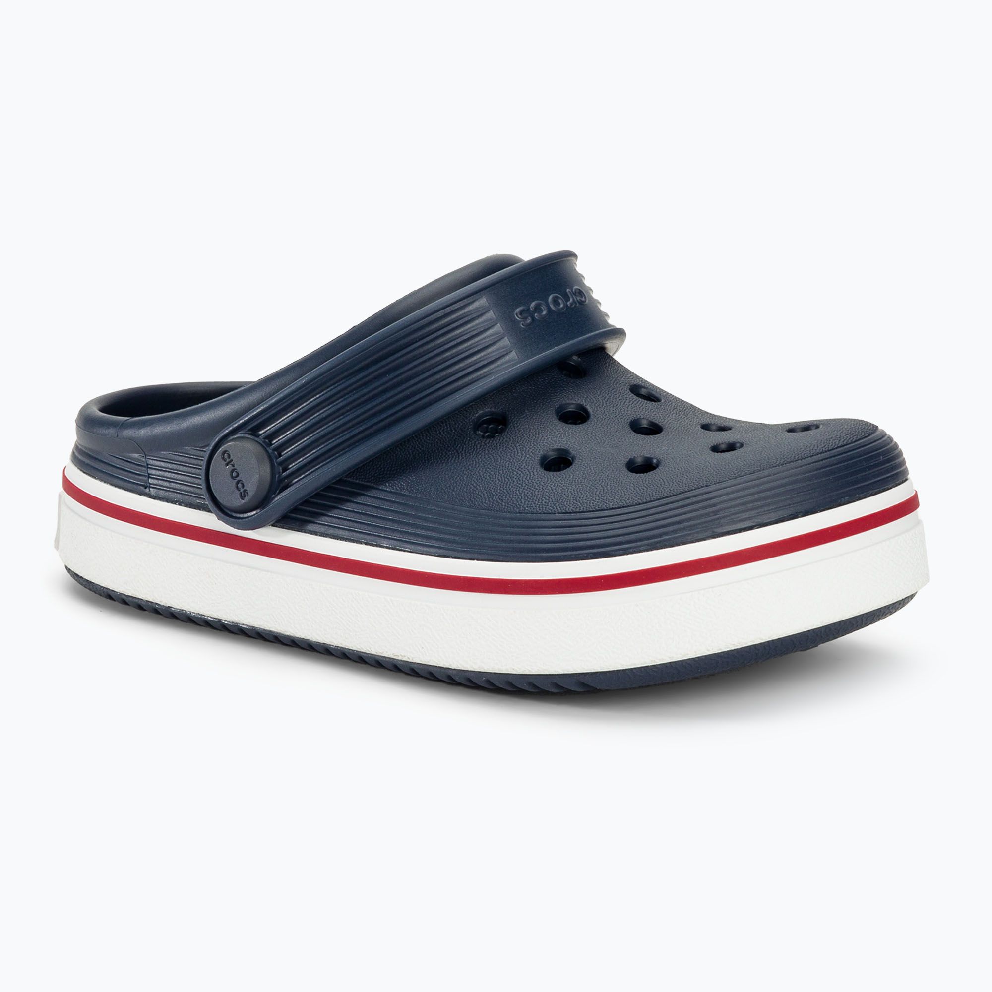 Klapki dziecięce Crocs Crocband Clean Of Court Clog Toddler navy/pepper 