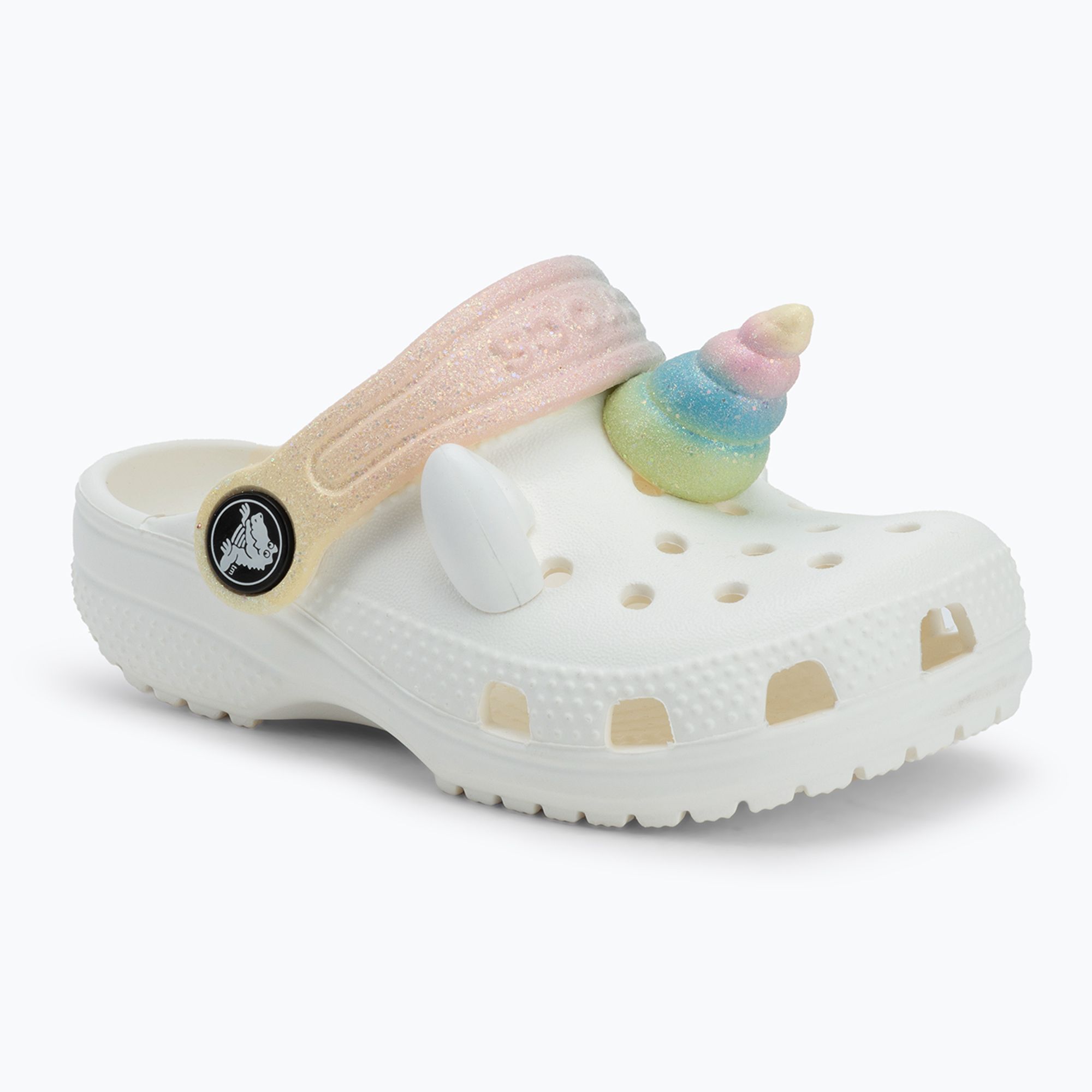 Klapki dziecięce Crocs Classic IAM Rainbow Unicorn CgT chalk 
